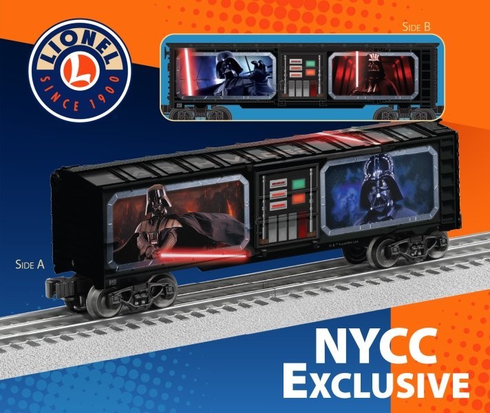 Lionel NYCC 2026 Exclusive Darth Vader Star Wars Boxcar PRESALE Comic Con