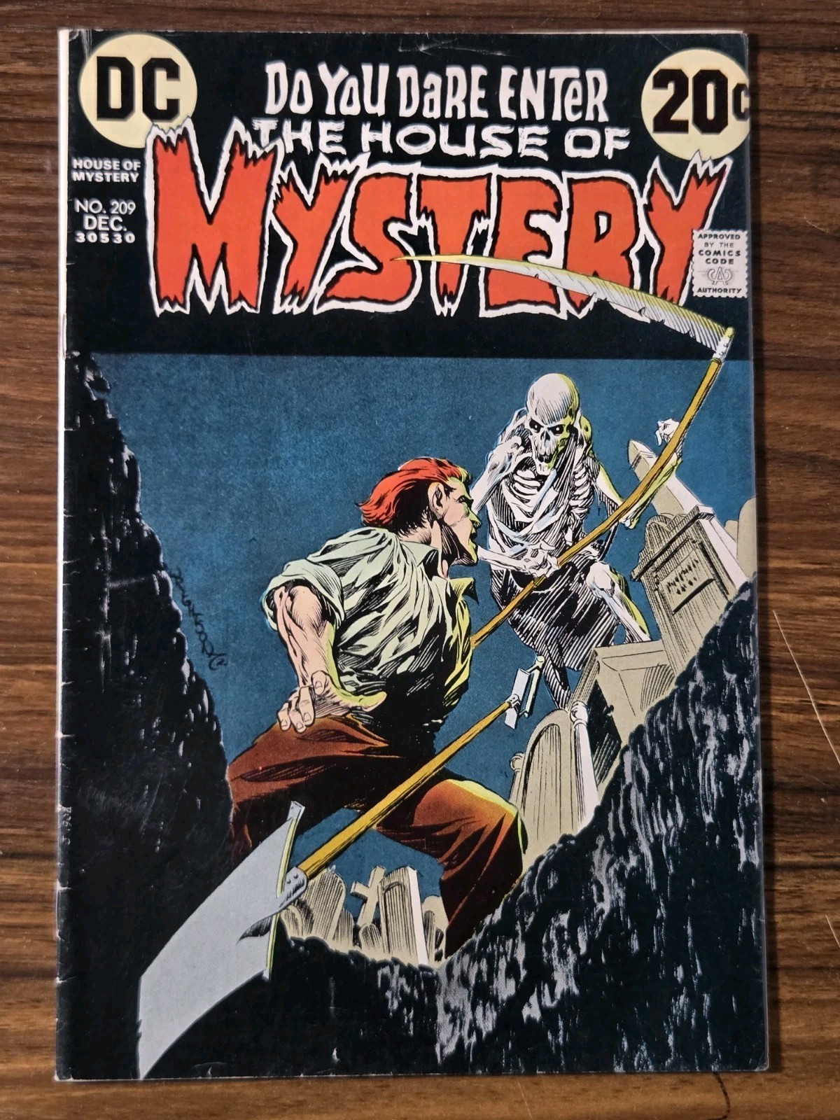House of Mystery #209 DC 1972 Bernie Wrightson Cover Bronze Age Horror Comic House of Mystery #209 DC 1972 Bernie Wrightson Cover Bronze Age Horror Comic
