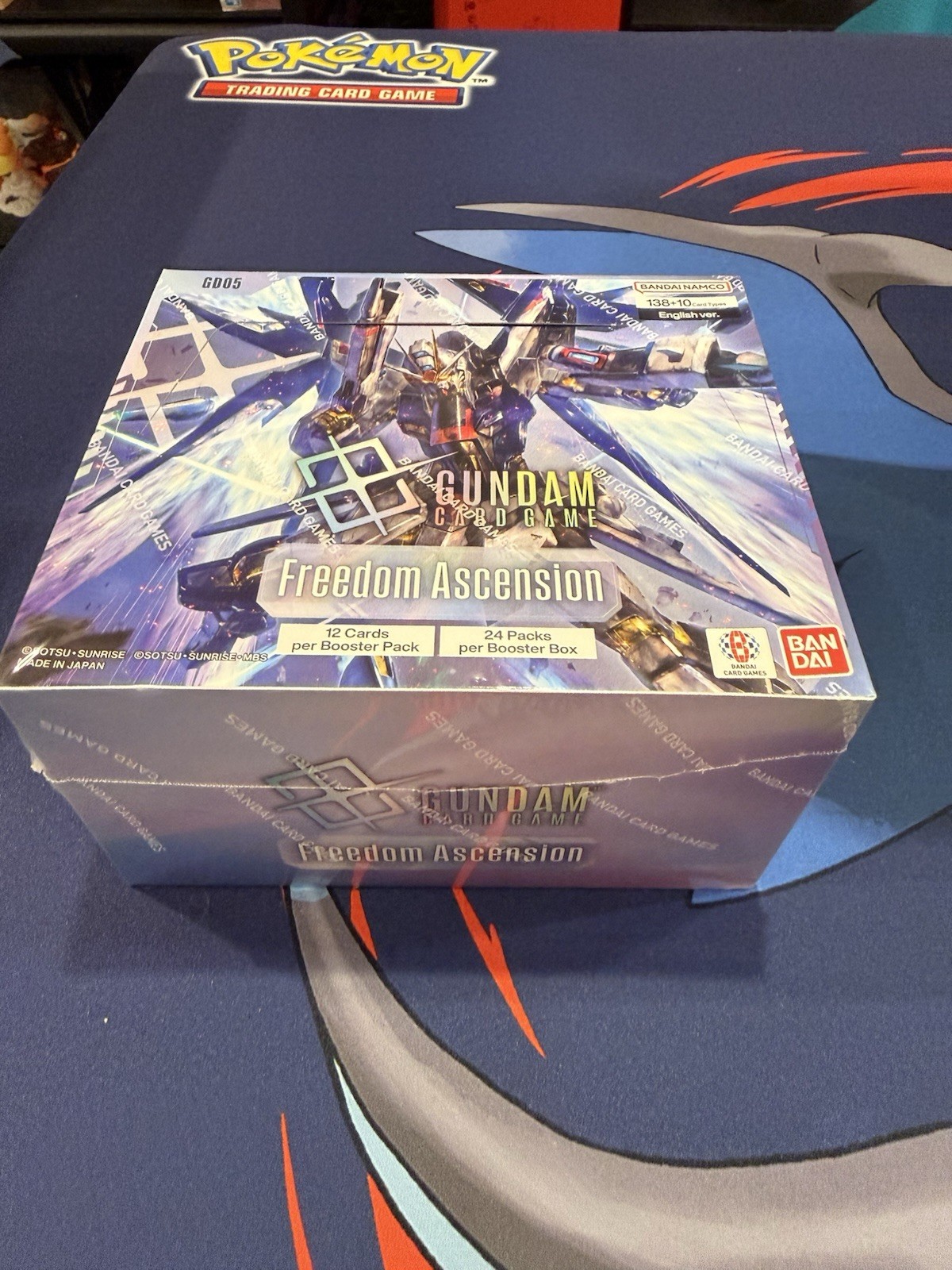 Bandai Gundam Card Game Freedom Ascension GD05 English Booster Box Sealed Bandai Gundam Card Game Freedom Ascension GD05 English Booster Box Sealed