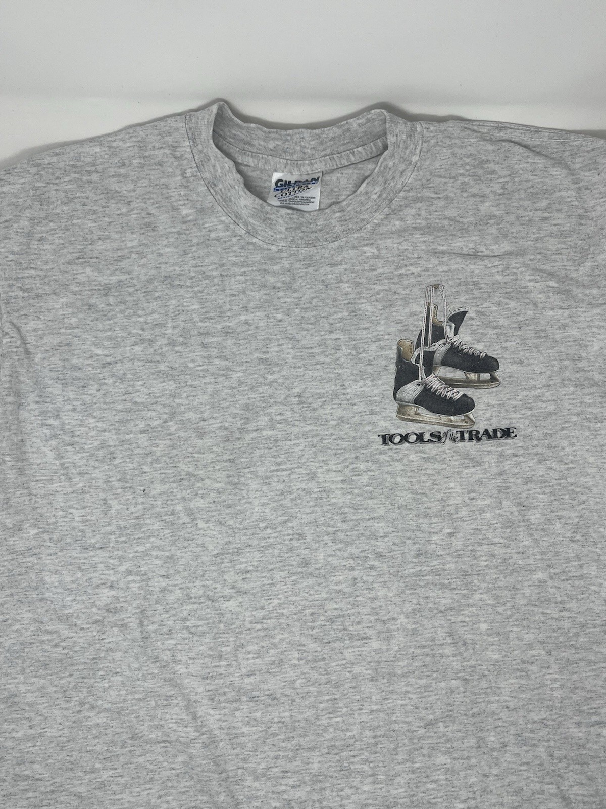 Vintage 1997 Hockey Tools of the Trade Gray T Shirt (Tagged L Fits M)
