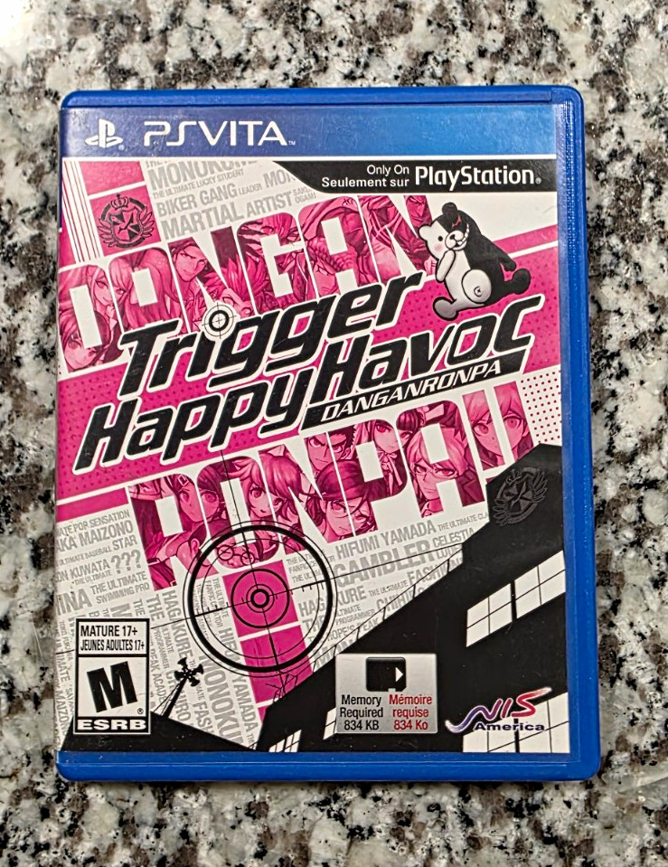Sony PlayStation Vita Trigger Happy Havoc Danganronpa 2014 - CIB Sony PlayStation Vita Trigger Happy Havoc Danganronpa 2014 - CIB