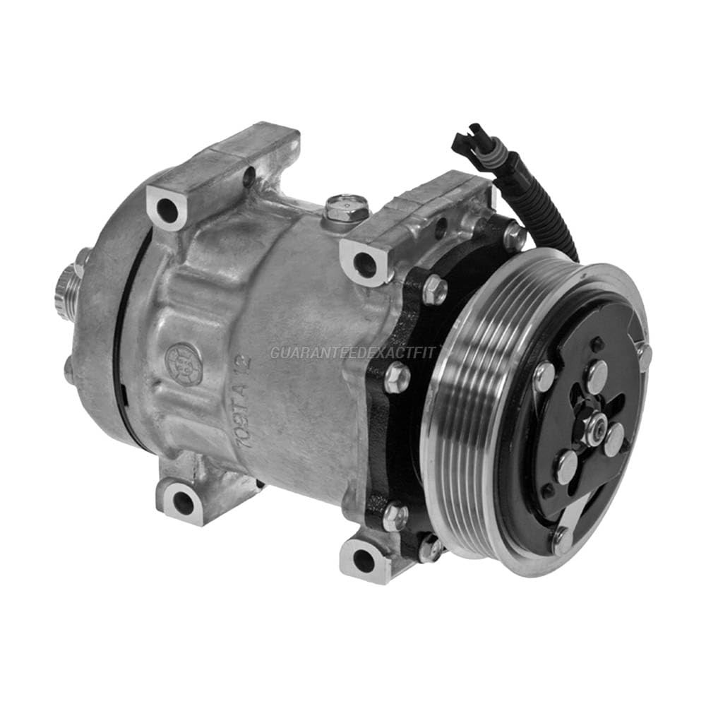 AC Compressor 119mm 6 Groove AC Clutch 12v 1-Wire Coil 60-03128NA