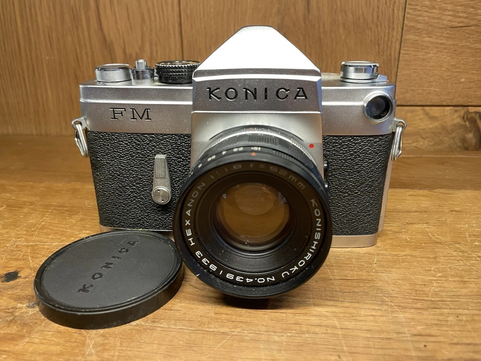 *READ : Near Mint* Konica FM Film Camera Hexanon 52mm F/1.8 Standard Lens /Japan