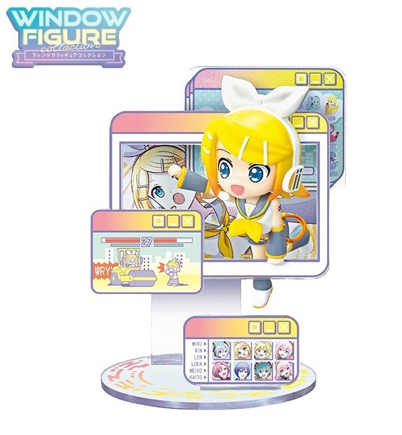 RE-MENT Hatsune Miku Series Window Figure Collection #3 Kagamine Rin Mini Toy