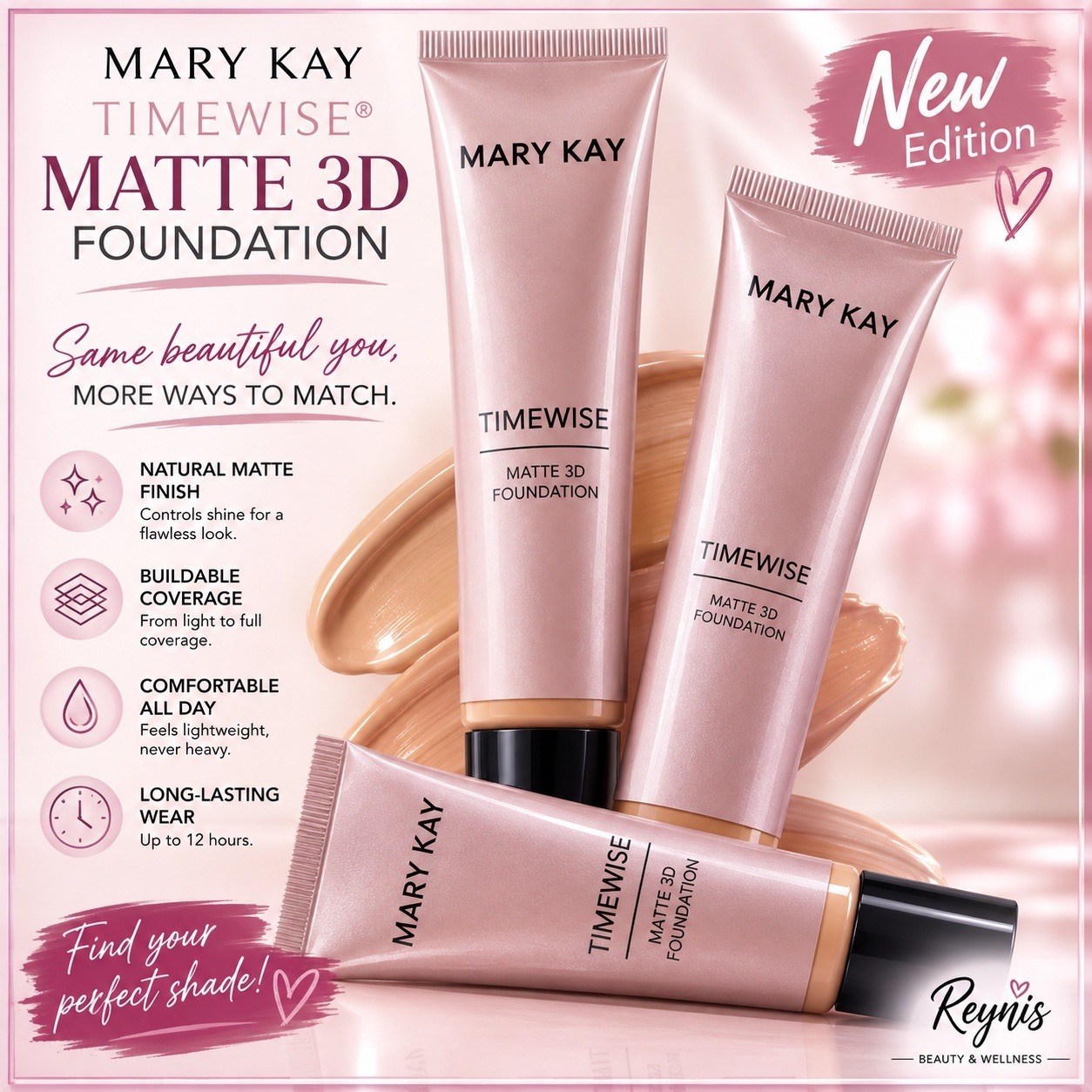 🌸New MK TimeWise Matte 3D Foundation ~Available in 36 Shades 🆕