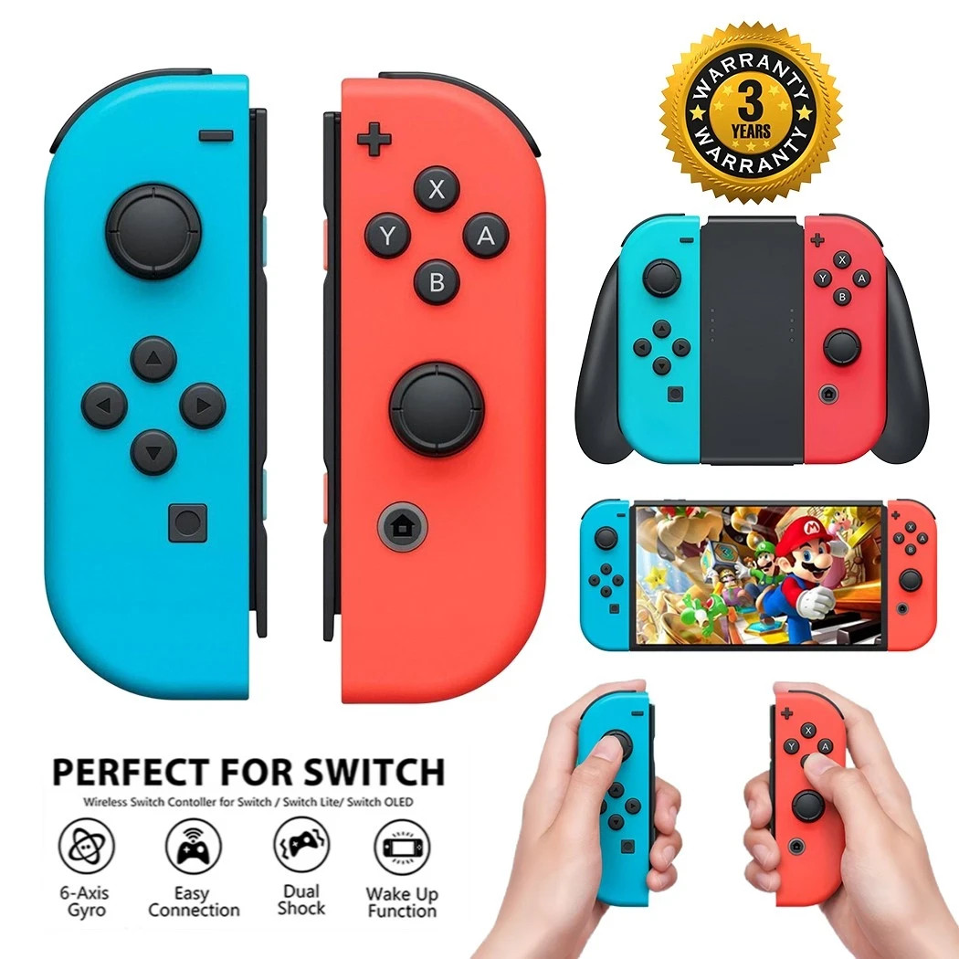 Wireless Gamepad Left & Right Game Controller For Nintendo Switch Joy-Con1-Pair Wireless Gamepad Left & Right Game Controller For Nintendo Switch Joy-Con1-Pair