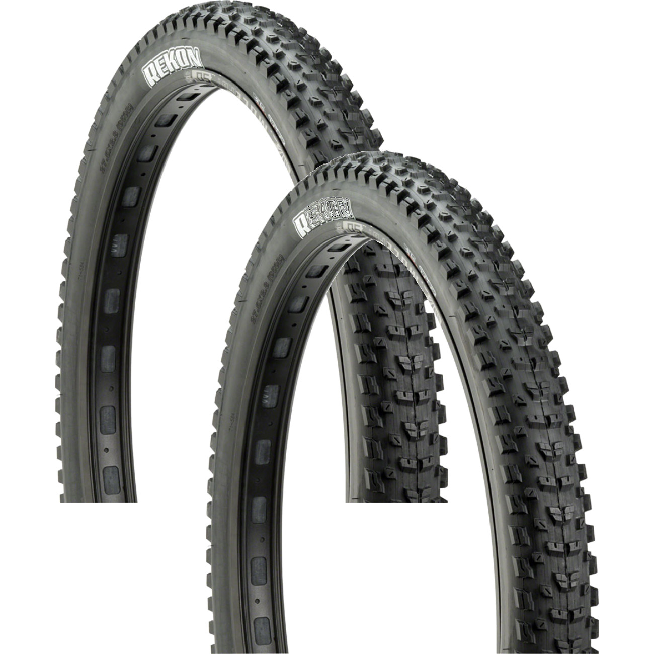Pack of 2 Maxxis Rekon Tire Clincher Wire Tube Required Black 29 x 2.4