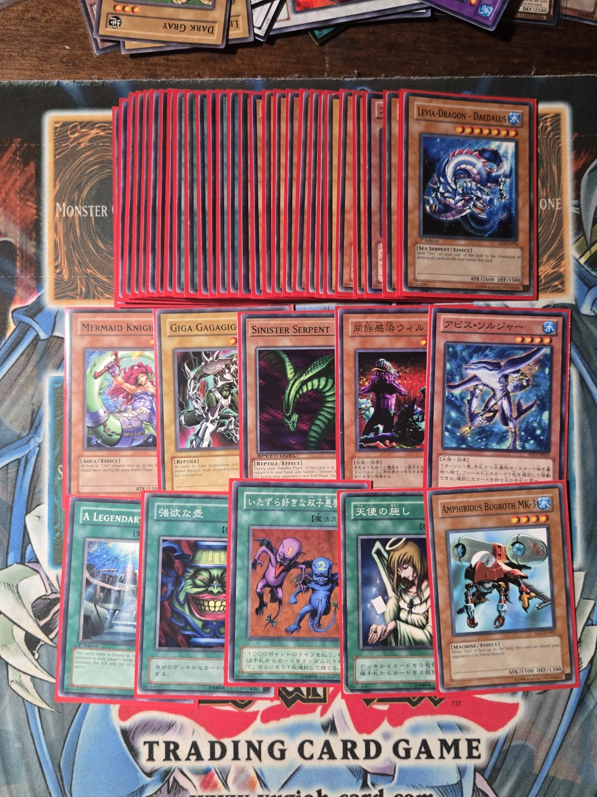 Water Deck Goat Format Levia Dragon Daedelus Abyss Soldier Legendary Ocean