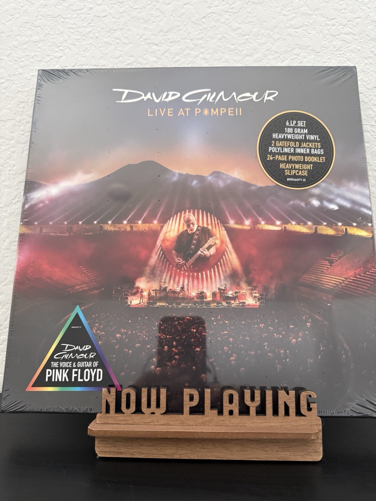 David Gilmour Live At Pompeii, 4 LP Set 180 Gram, 24 pg. photo booklet, SEALED David Gilmour Live At Pompeii, 4 LP Set 180 Gram, 24 pg. photo booklet, SEALED