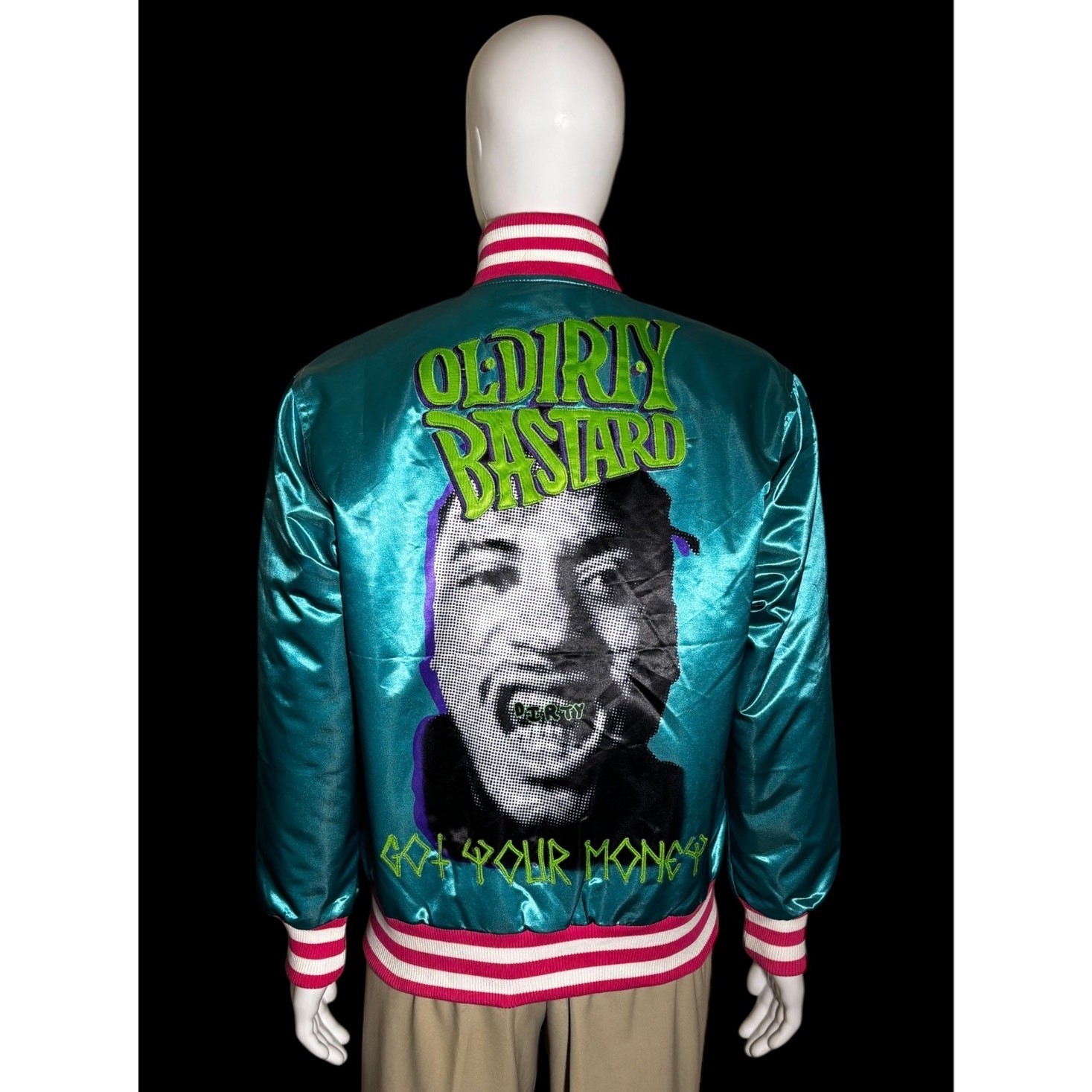 Headgear Classics Wu-Tang Clan Ol Dirty Bastard Got Your Money Satin Jacket M