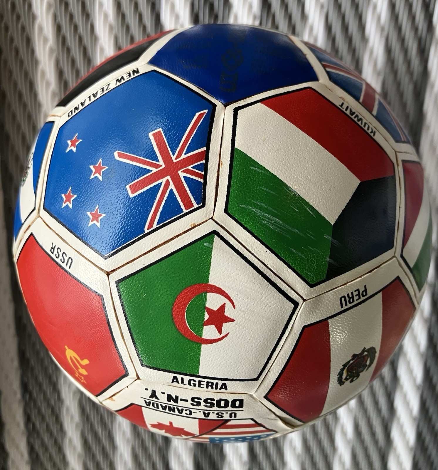 Vintage DOSS world Soccer Ball Mini