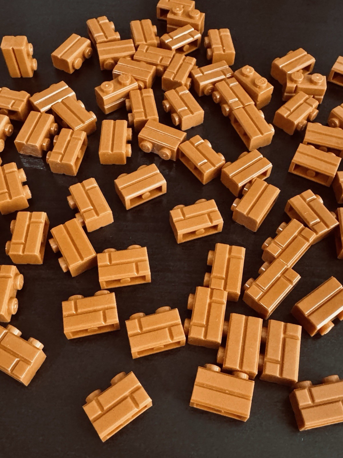 100 BRAND NEW LEGO 1x2 ORANGISH BROWN BRICK WALL MASONRY CASTLE STONE PROFILE 100 BRAND NEW LEGO 1x2 ORANGISH BROWN BRICK WALL MASONRY CASTLE STONE PROFILE