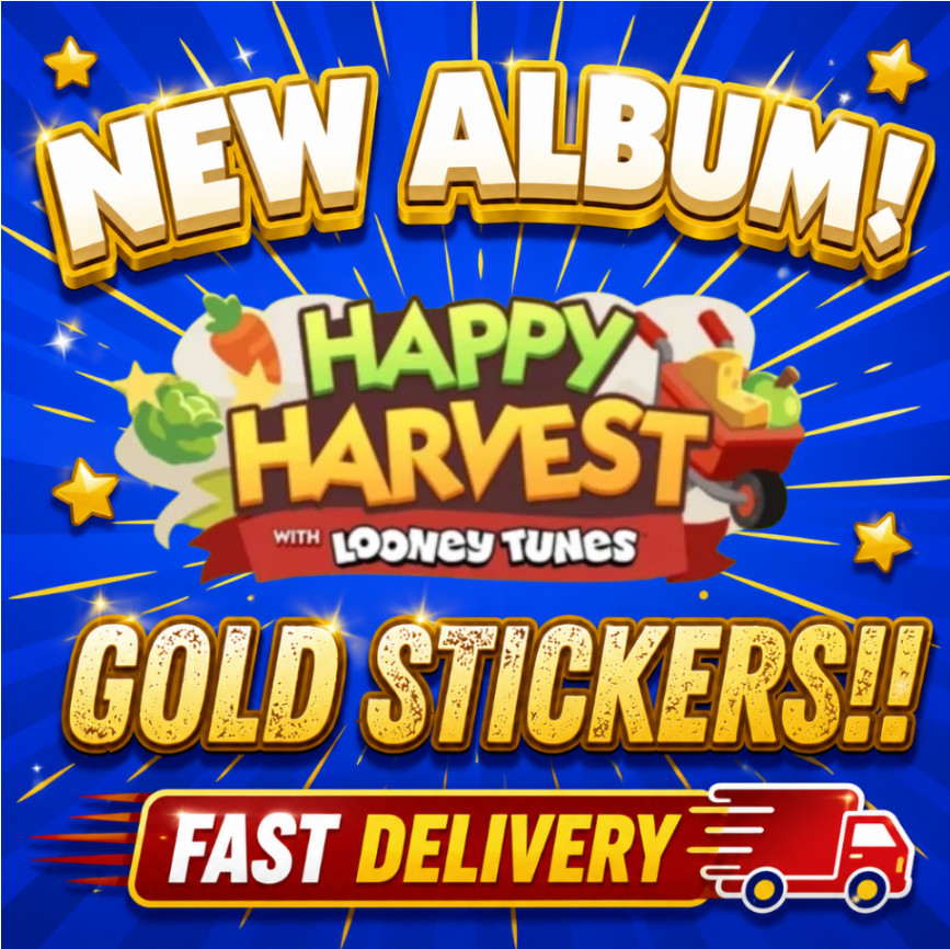 MOGO Stickers (GOLD 1-6⭐A vaiable) Go For Monopoly Go 🔥SUPER FAST DELIVERY/24/7