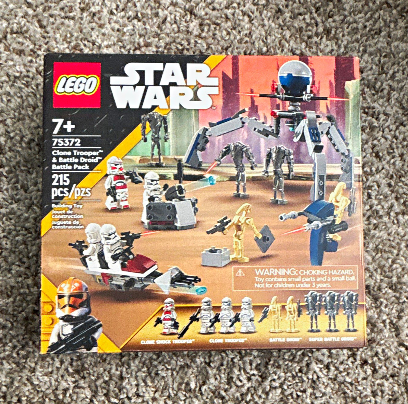 LEGO Star Wars Clone Trooper & Battle Droid Battle Pack 75372 215 pcs