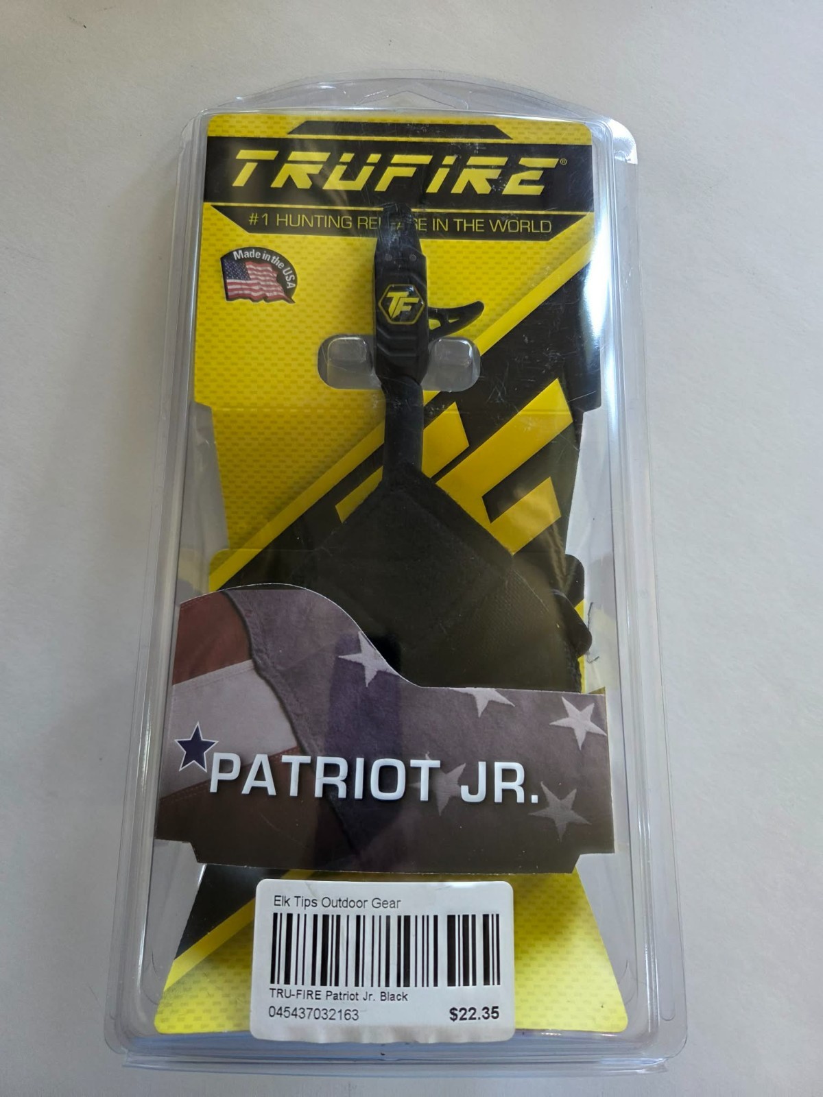 Trufire Release Patriot Junior - Dual Jaw- Official Velcro Strap Black Trufire Release Patriot Junior - Dual Jaw- Official Velcro Strap Black
