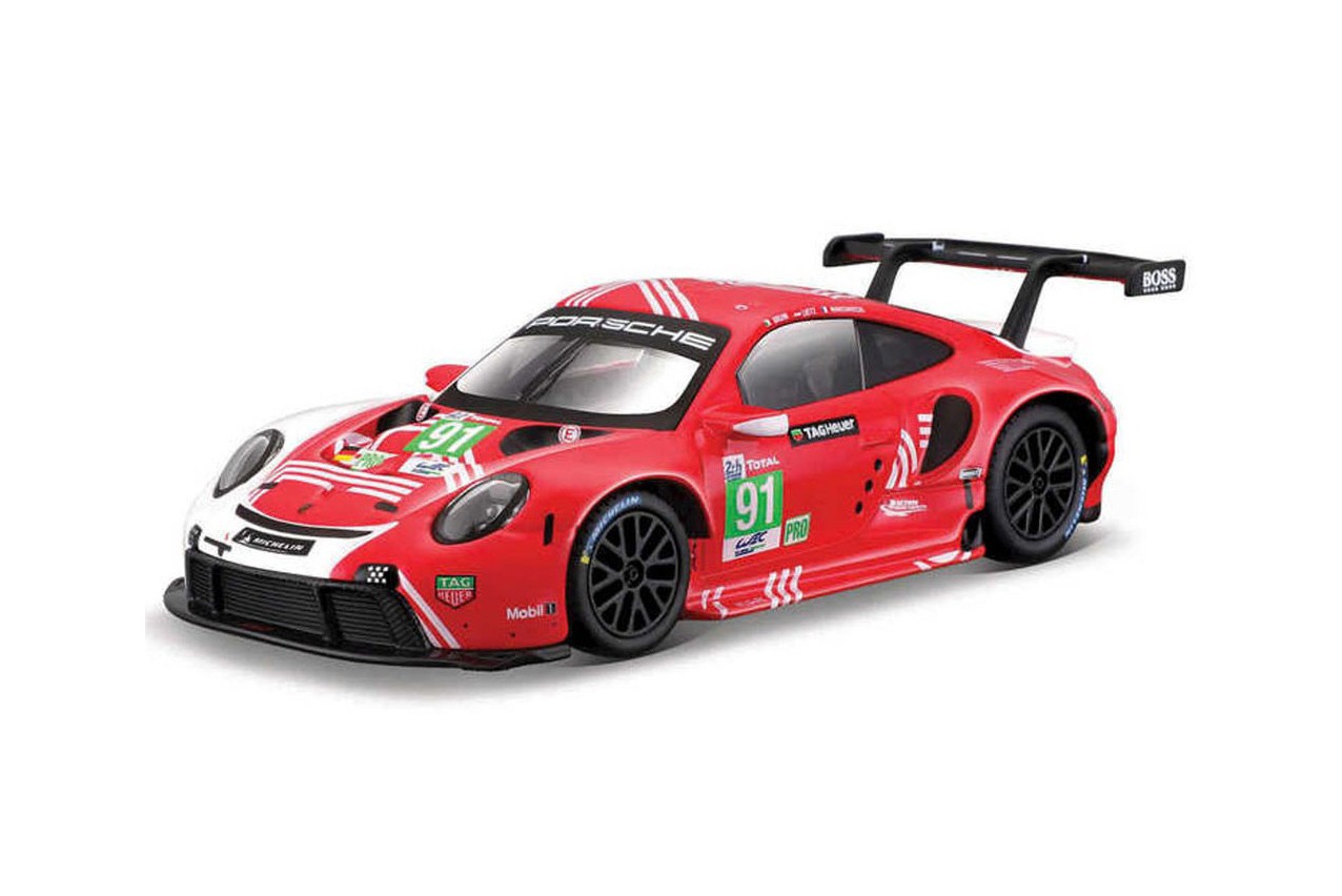 2020 PORSCHE 911 RSR #91 LEMANS RED 1/43 DIECAST CAR BBURAGO 18-38308/91 2020 PORSCHE 911 RSR #91 LEMANS RED 1/43 DIECAST CAR BBURAGO 18-38308/91