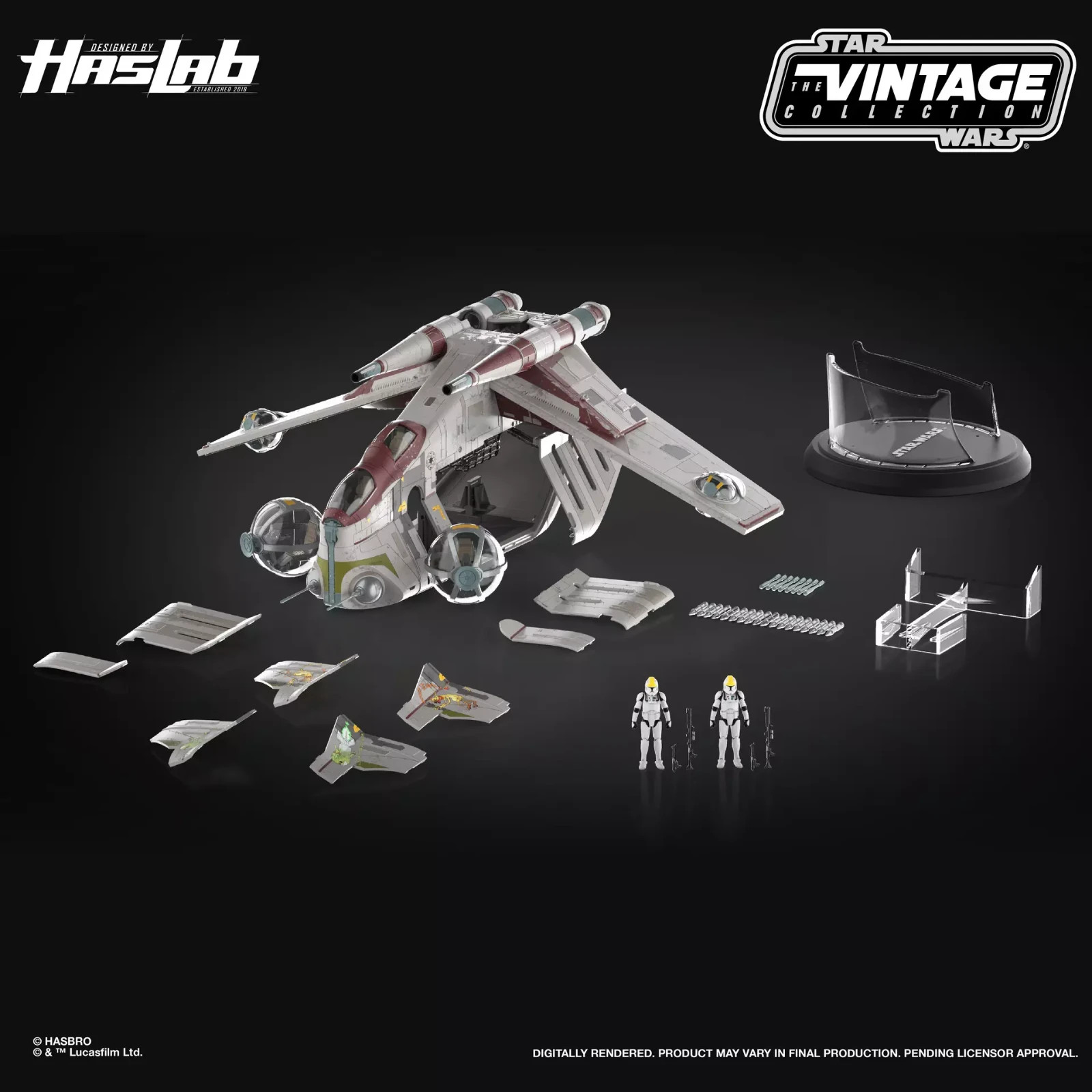 *IN HAND* Haslab Gunship Star Wars The Vintage Collection LAAT/I Republic