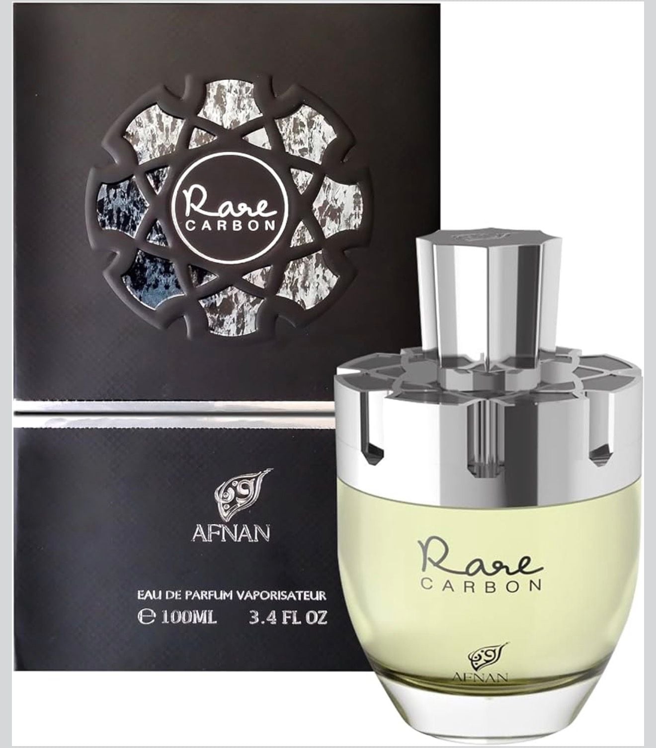 Afnan Rare Carbon Eau de Parfum 3.4 Fl Oz 100ml Fragrance Afnan Rare Carbon Eau de Parfum 3.4 Fl Oz 100ml Fragrance