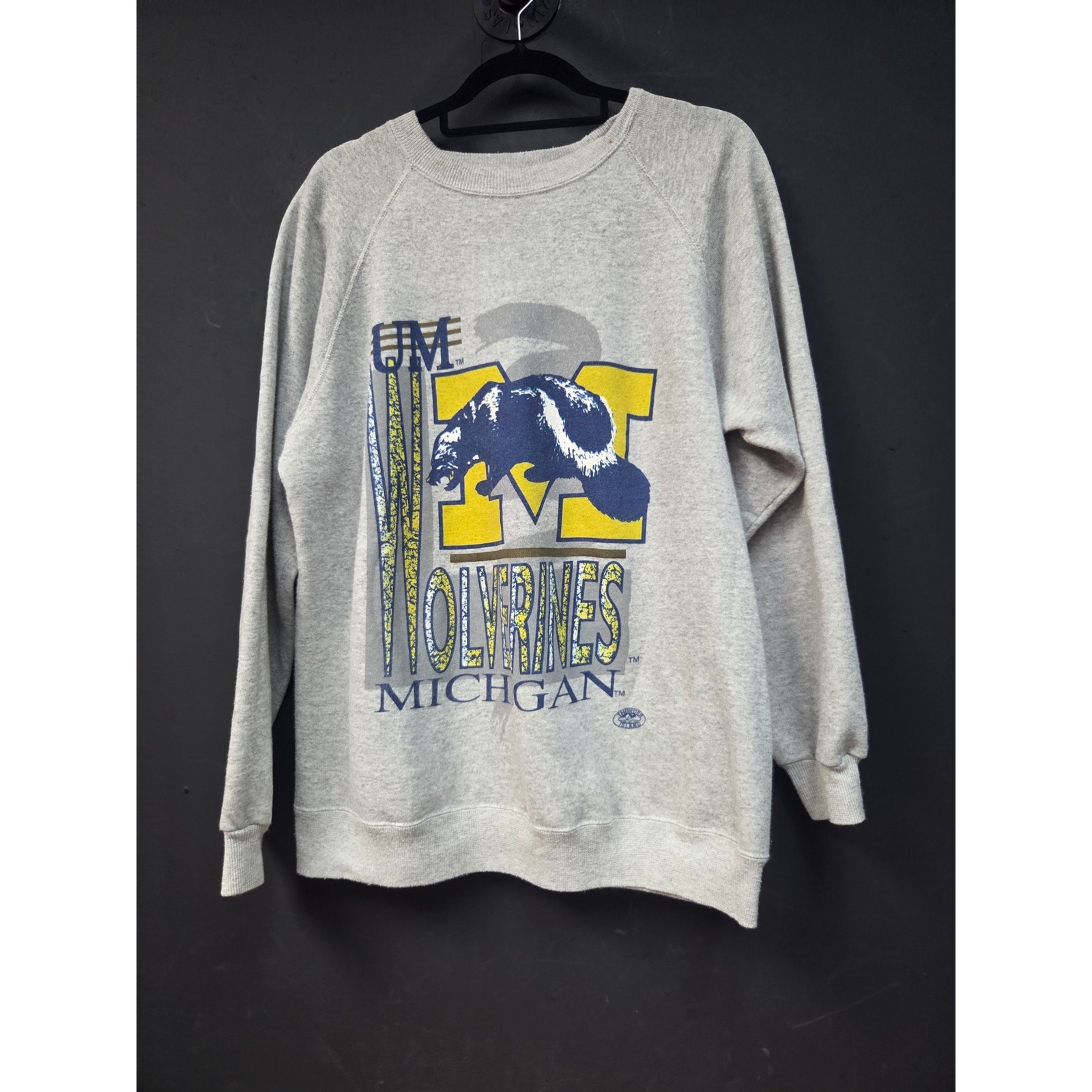 Vintage 1990s Michigan Wolverines Sweatshirt Size Large Vintage 1990s Michigan Wolverines Sweatshirt Size Large
