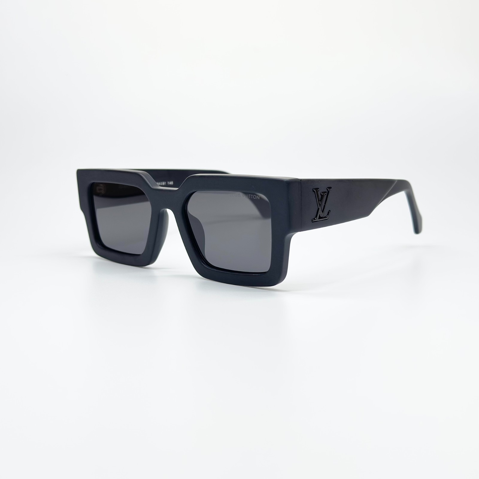 Louis Vuitton LV Z3154W Matte Black Frame Black Lens Sunglasses New w/ Box