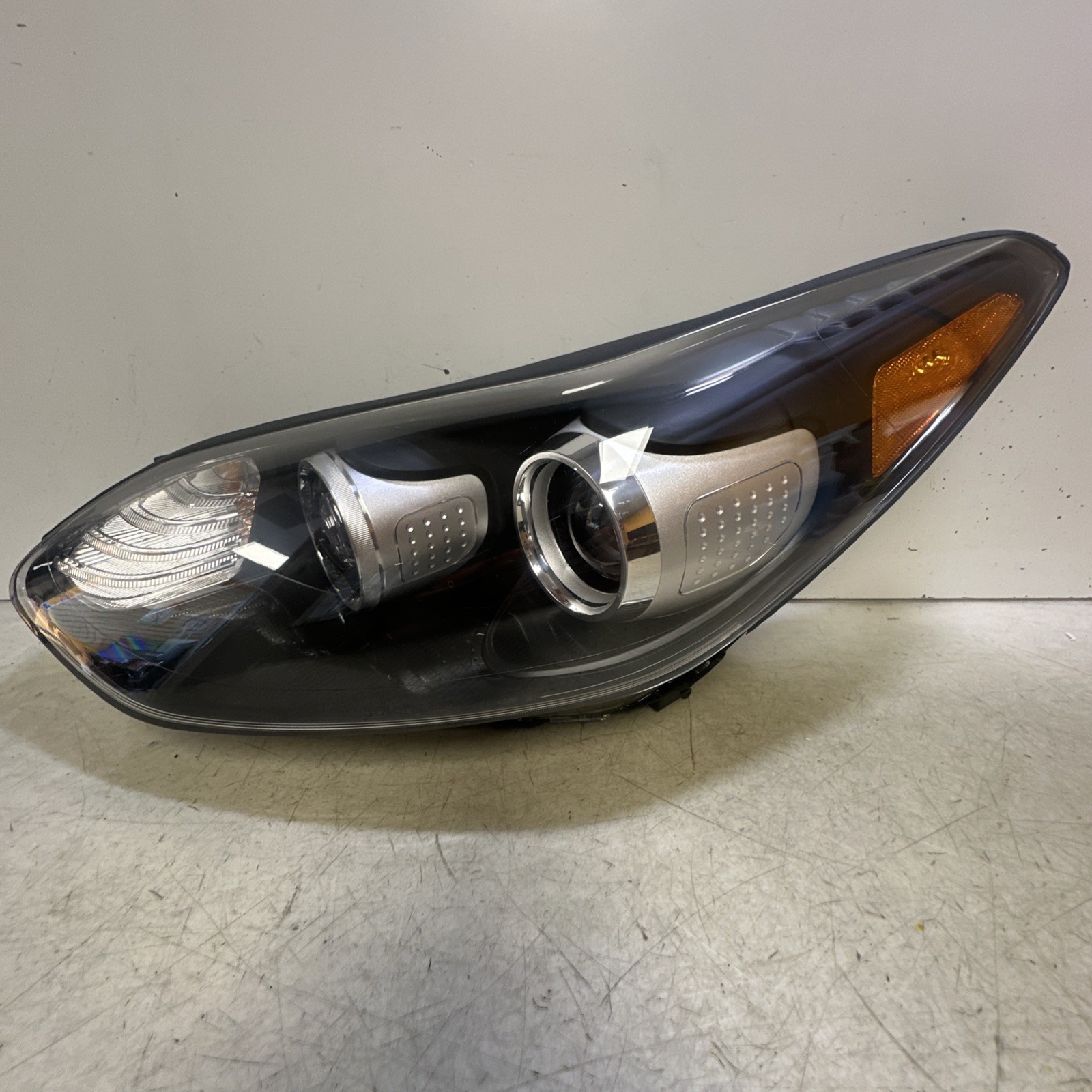 Fits 2017 - 2022 Kia Sportage Driver Left LH Halogen Headlight w/ LED DRL DEPO