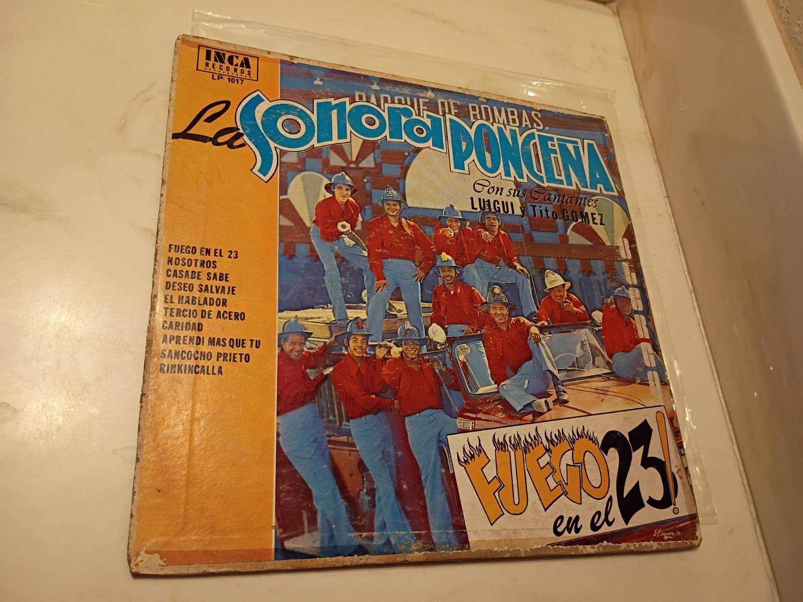 LA SONORA PONCENA FUEGO EN EL 23 LP 1969 INCA RECORDS LP 1017 US 1ST PRESS