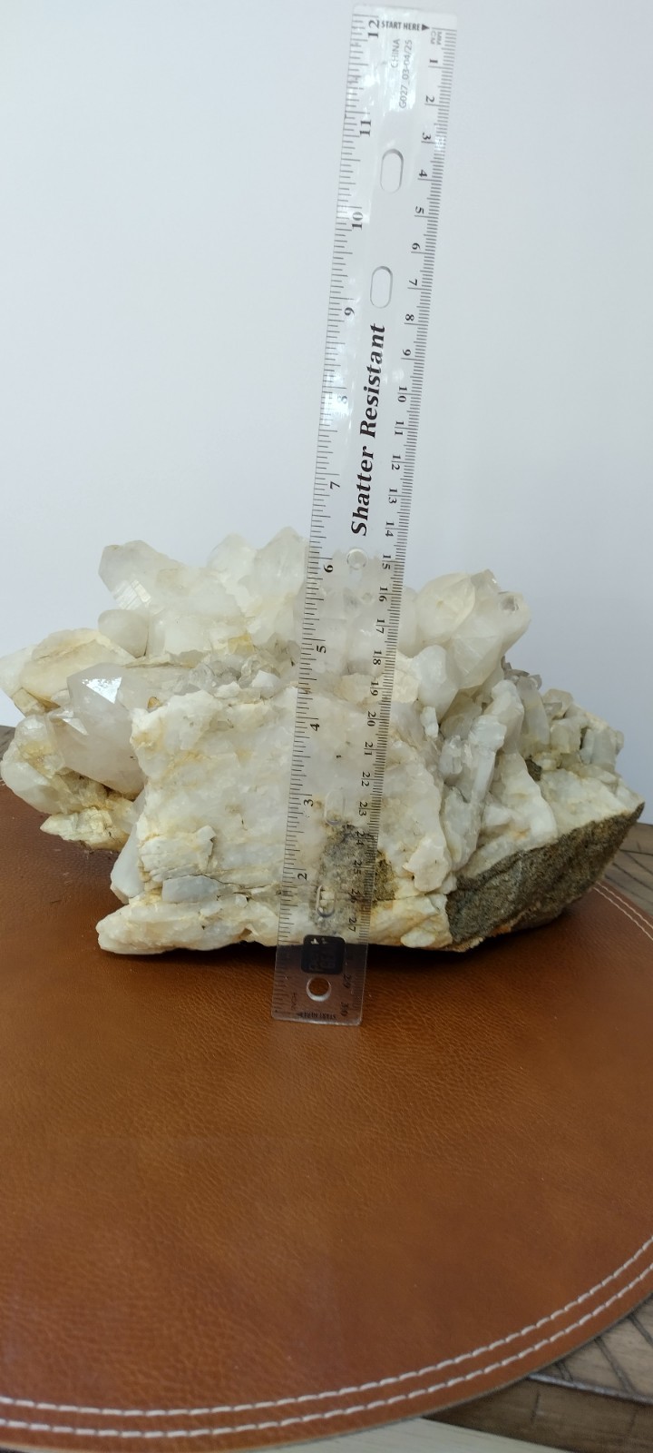 HUGE Stunning Quartz Crystal Cluster Points 13.8  Lbs US Seller 