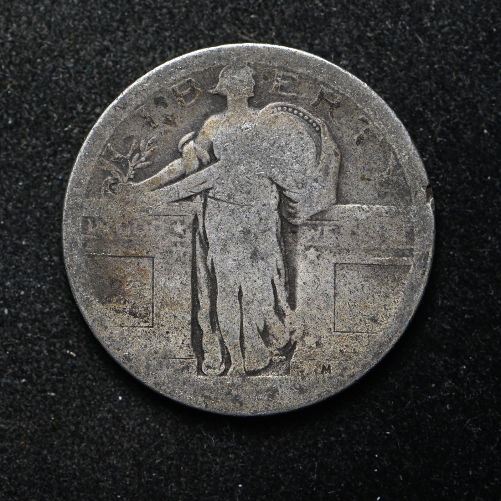1917-D T-1 Standing Liberty Silver Quarter AG (cn17677)