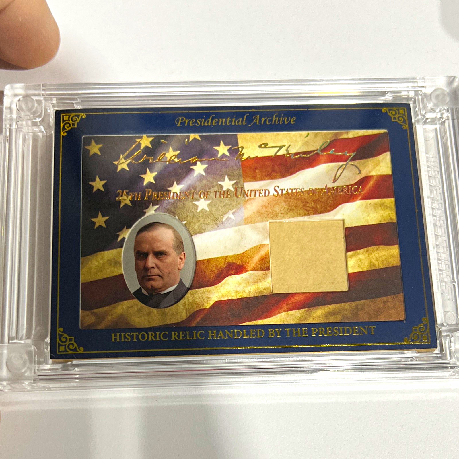 2025 A Word From POTUS William McKinley Historic Document Relic /649 PA-WM25 Sea 2025 A Word From POTUS William McKinley Historic Document Relic /649 PA-WM25 Sea