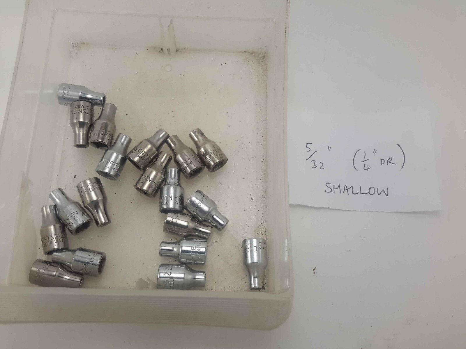 MADE in USA - Craftsman sockets 1/4 Dr   SAE/METRIC  Shallow/Deep  - Pick n Mix