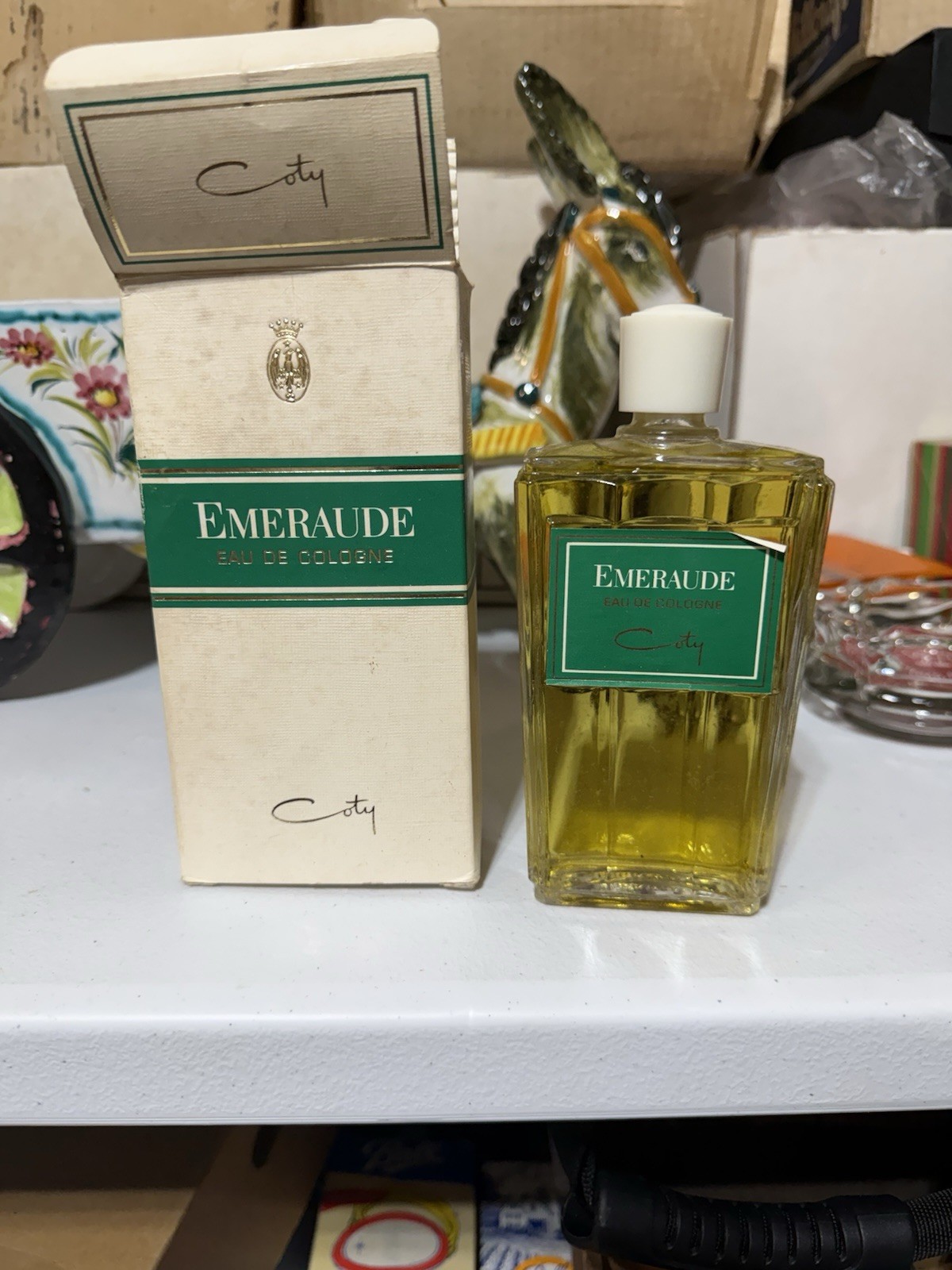 Rare Vintage Emeraude Perfume Women 7.5 Oz Coty Retired Rare Vintage Emeraude Perfume Women 7.5 Oz Coty Retired