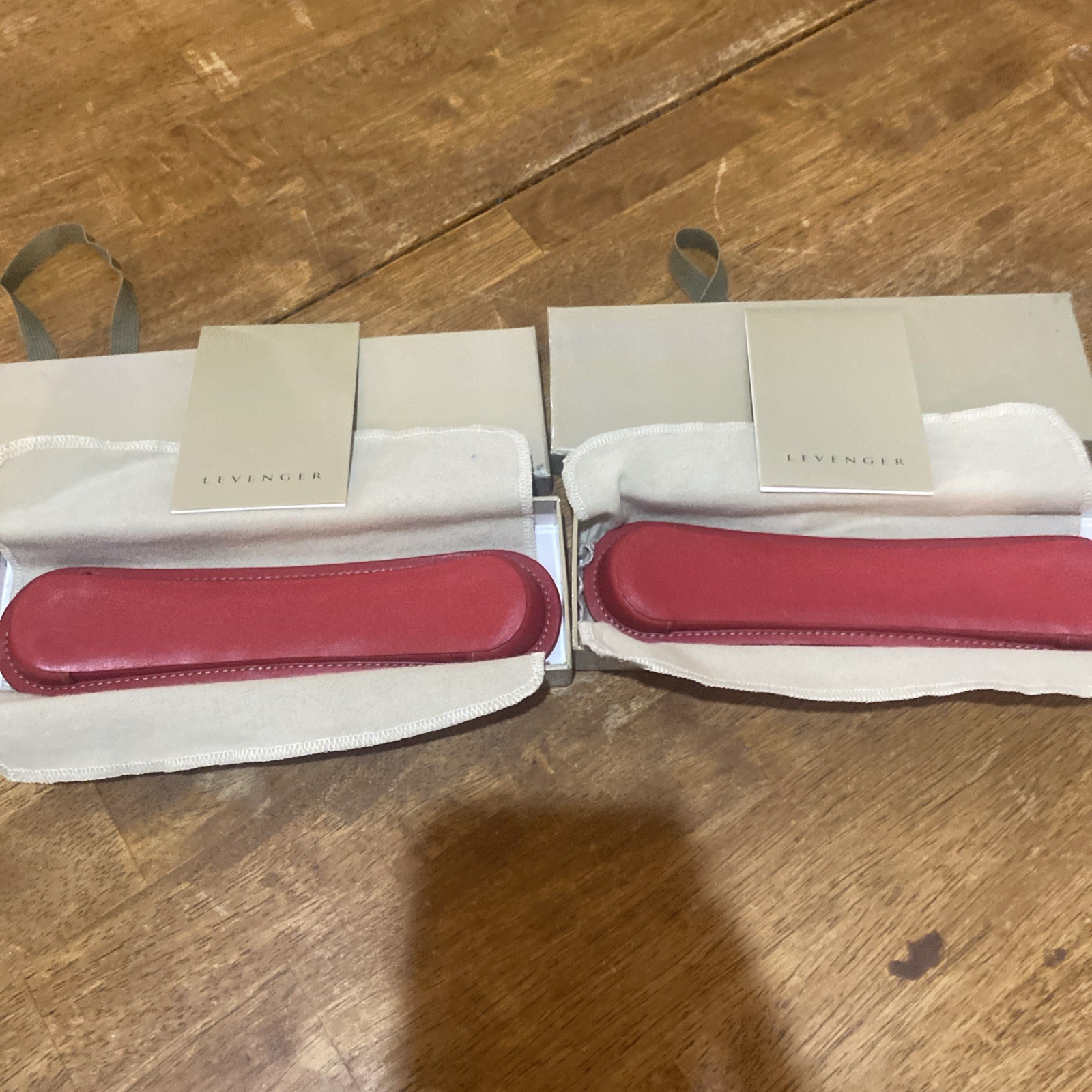 Levenger Book Stop Lot Of (2) RED Levenger Book Stop Lot Of (2) RED