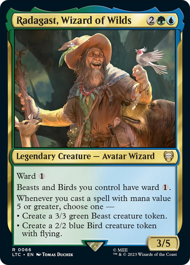 MTG Radagast, Wizard of Wilds [The Lord of the Rings: Tales of Middle-Earth Comm