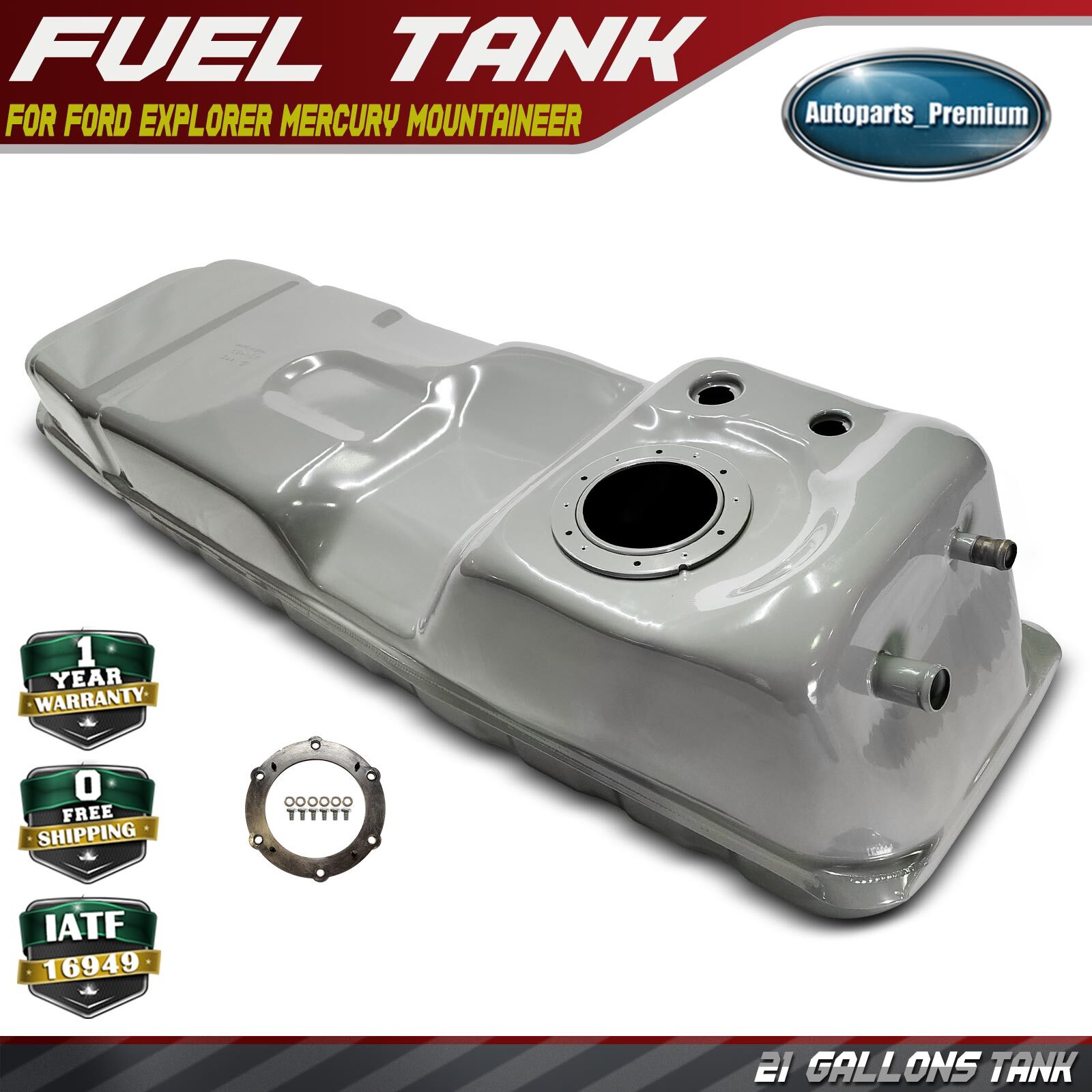 21 Gallons Fuel Tank for Ford Explorer Mercury Mountaineer 1997-2001 4.0L 5.0L