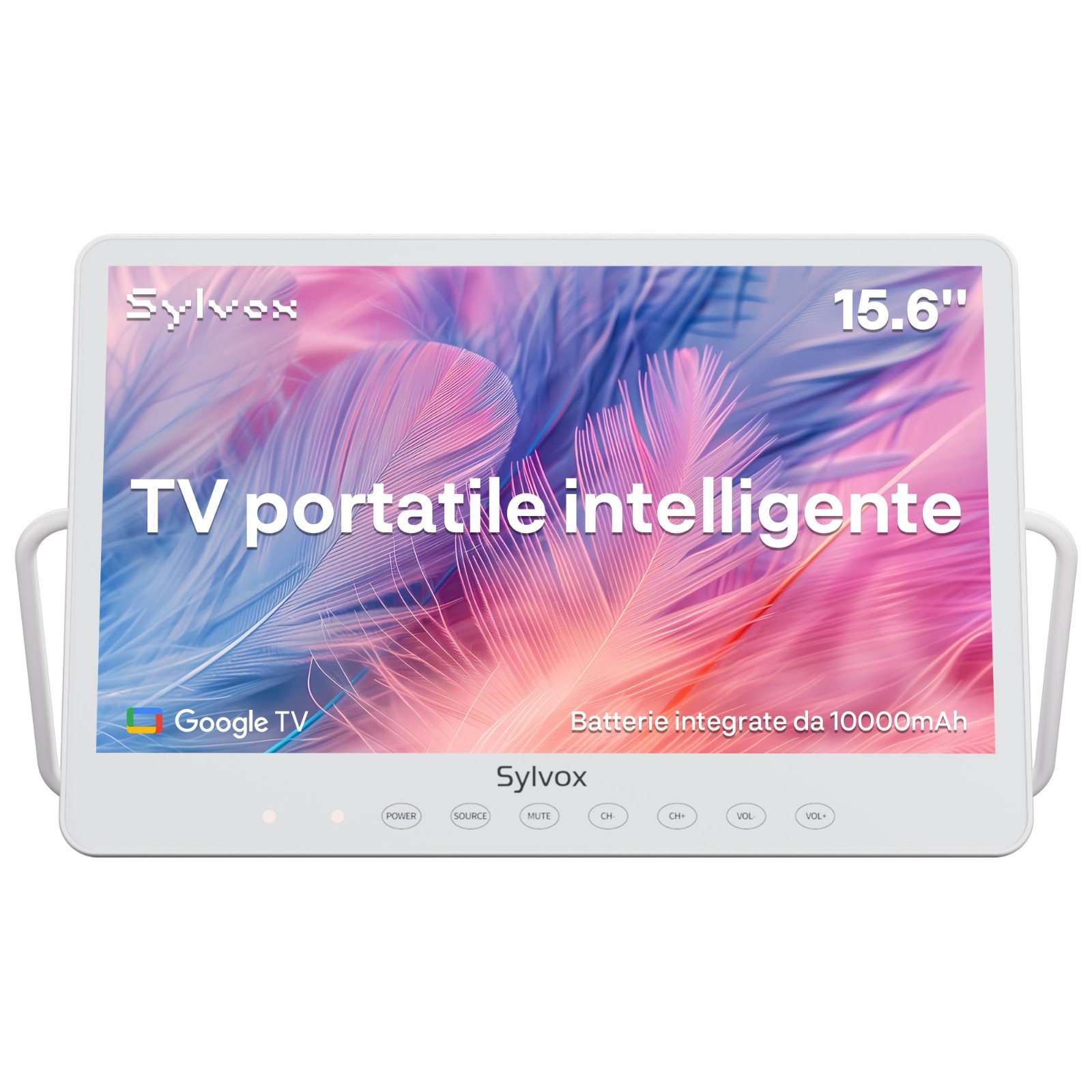 SYLVOX 15.6inch Portable TV IP66 Waterproof rechargeable smart TV 12V DC 1080P SYLVOX 15.6inch Portable TV IP66 Waterproof rechargeable smart TV 12V DC 1080P