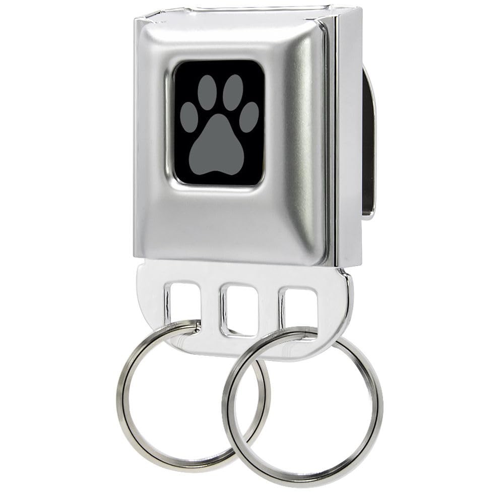 Fun Seatbelt Buckle Keyholders Paw Print