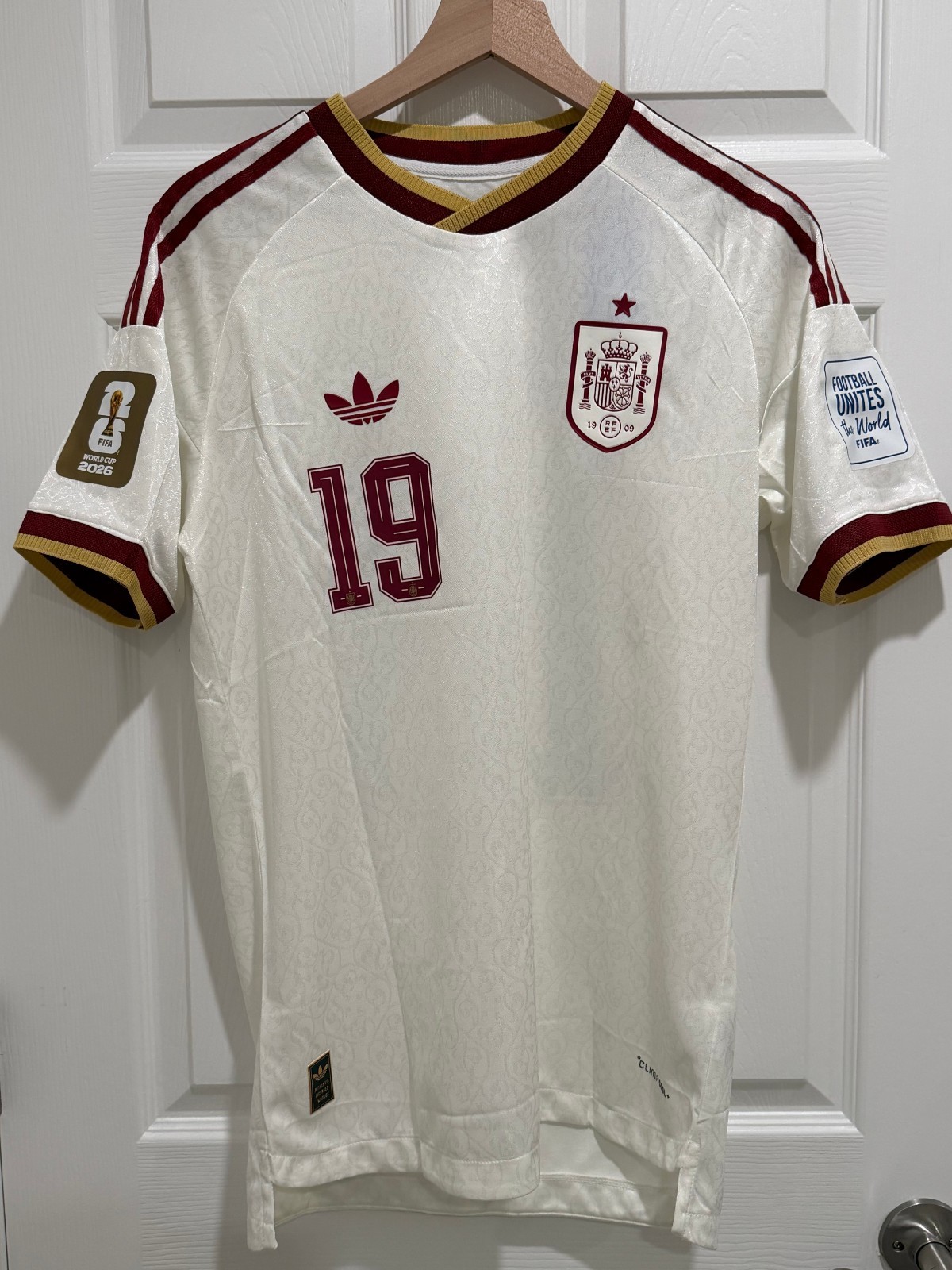 Authentic Spain 2026 World Cup Lamine Yamal #19 Player Version Away Jersey Authentic Spain 2026 World Cup Lamine Yamal #19 Player Version Away Jersey