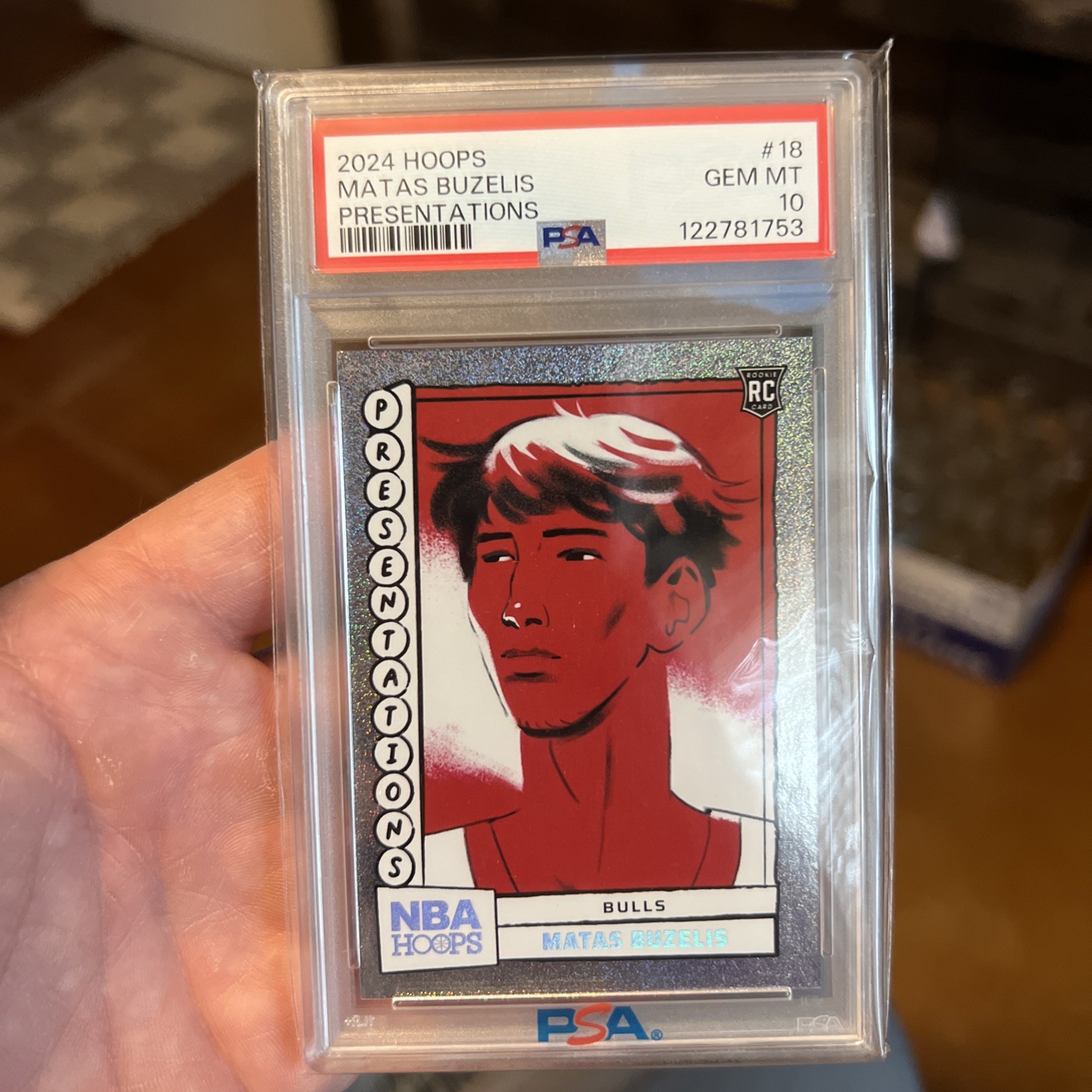 2024-25 Panini Nba Hoops - Presentations Matas Buzelis #18 (RC) 2024-25 Panini Nba Hoops - Presentations Matas Buzelis #18 (RC)