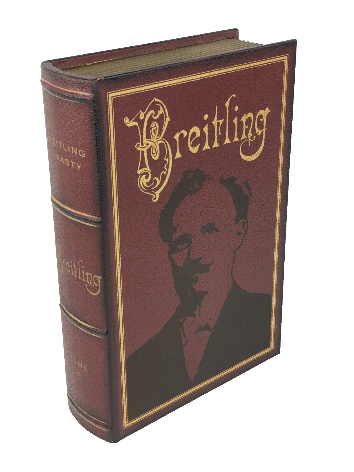 Breitling Book Safe Lock Box With Key Breitling Book Safe Lock Box With Key