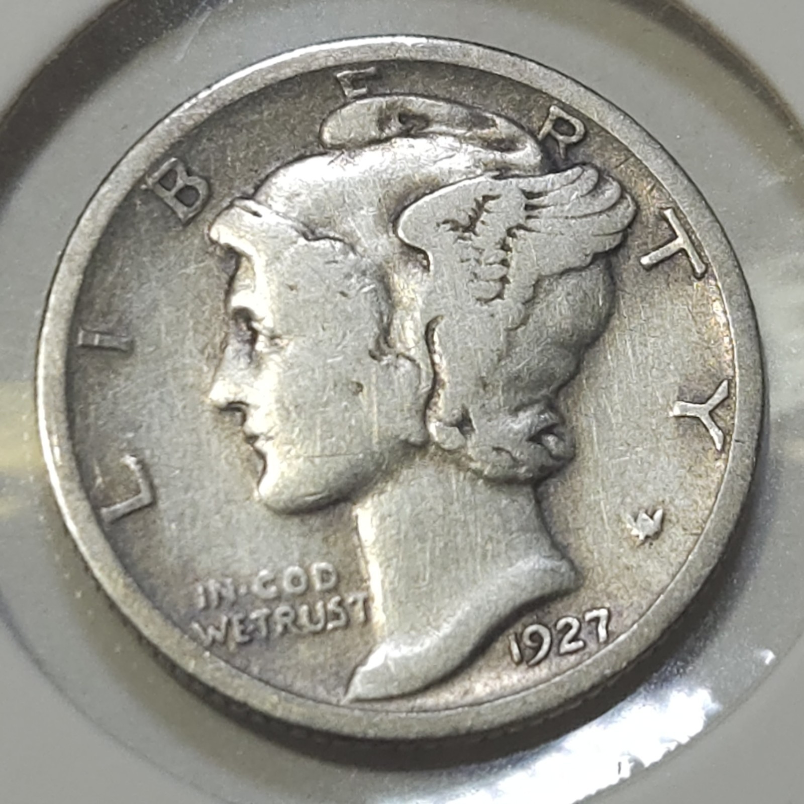 1927-P Mercury Dime - VG