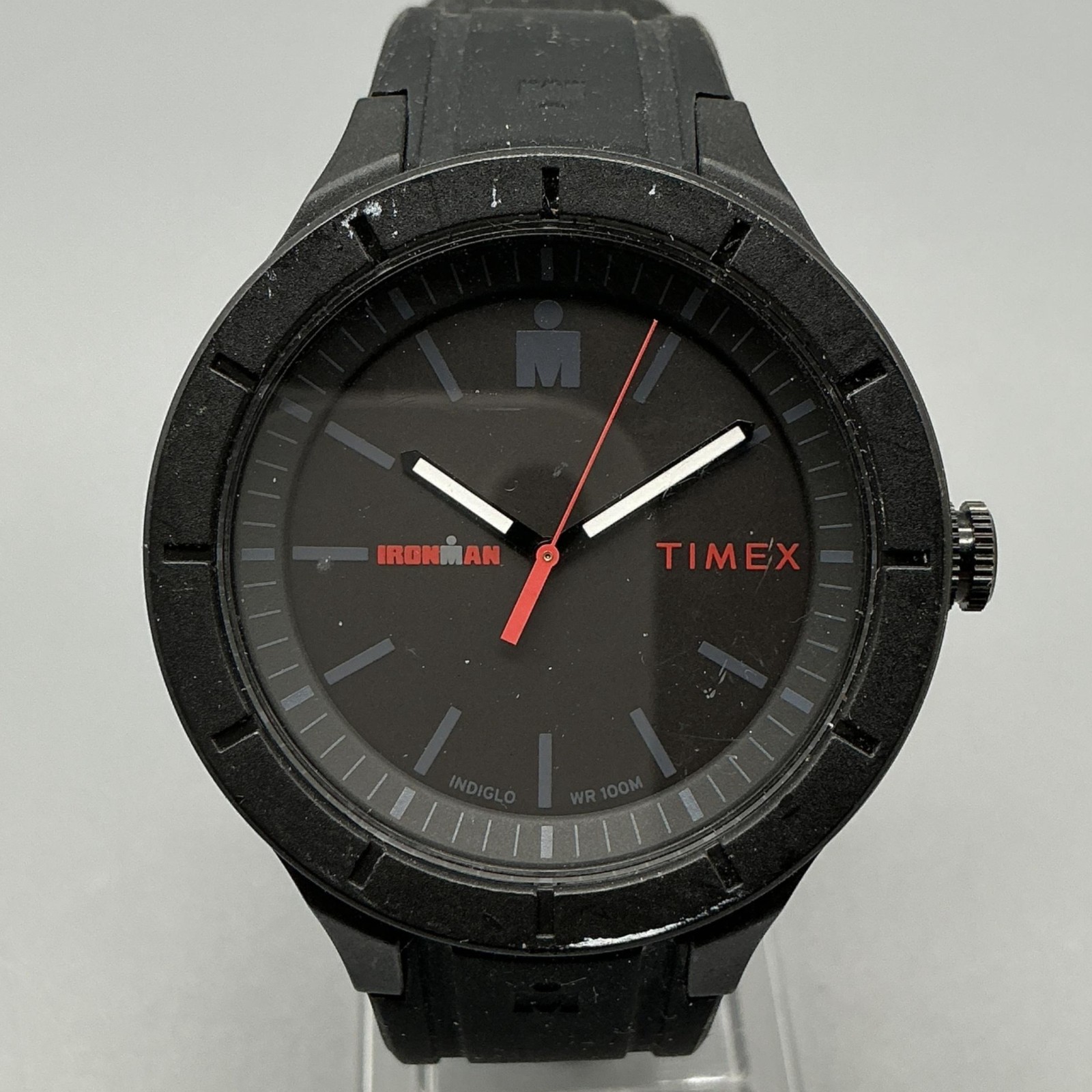 Timex Ironman Essential TW5M16800 Mens Watch 43mm Black Dial 100M New Battery