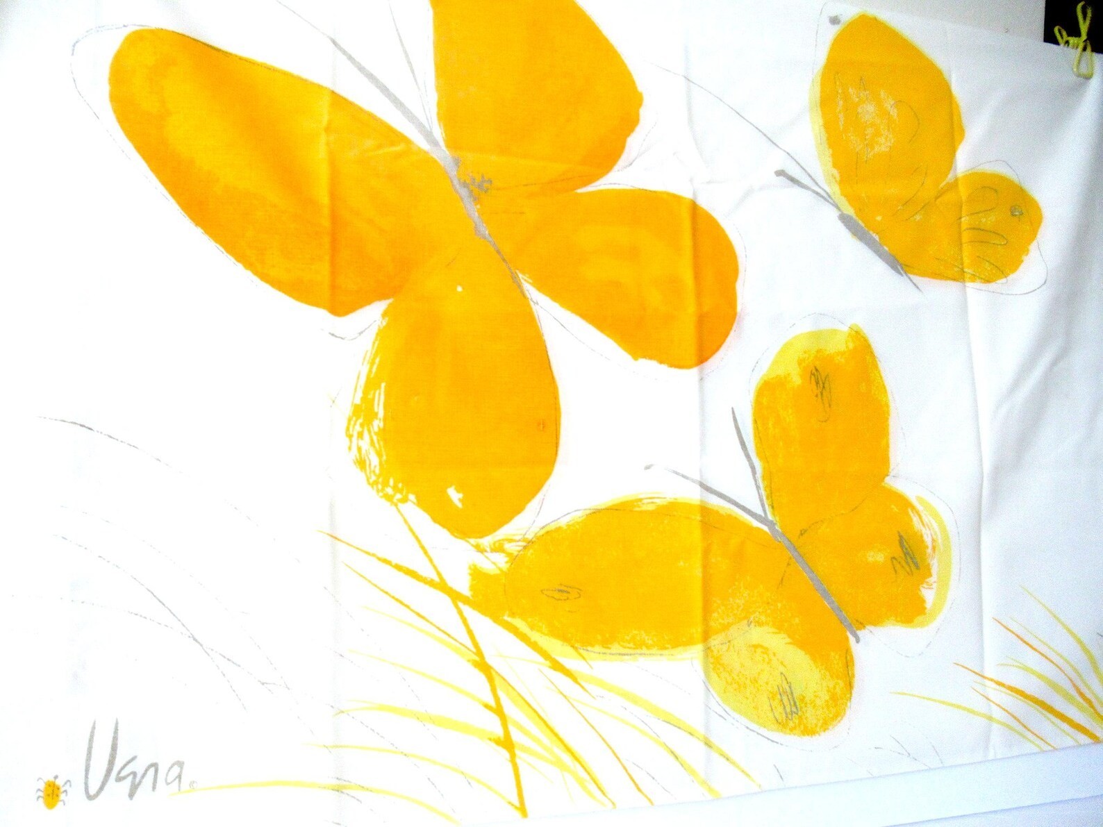 NEW VINTAGE VERA NEUMANN YELLOW BUTTERFLY PILLOWCASES 20 X 32 INCHES PAIR NEW VINTAGE VERA NEUMANN YELLOW BUTTERFLY PILLOWCASES 20 X 32 INCHES PAIR