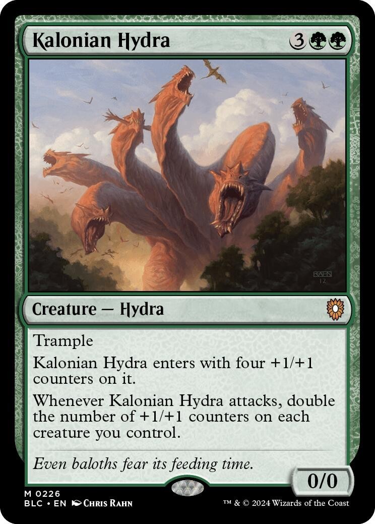 MTG BLC M Kalonian Hydra #226 NM MTG BLC M Kalonian Hydra #226 NM