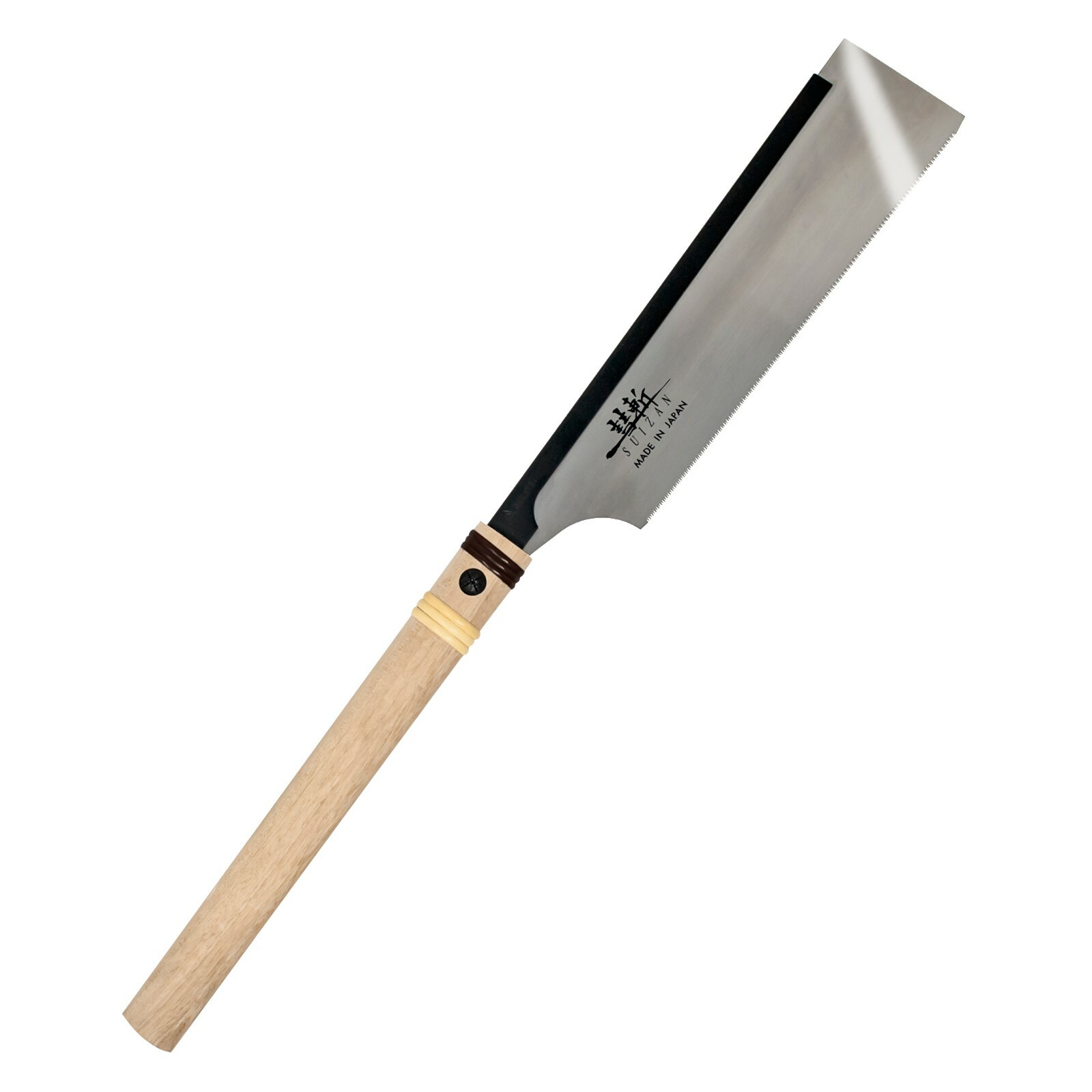 SUIZAN Japanese Hand Saw 9.5 Inch Dozuki Dovetail Pull Saw for Woodworking