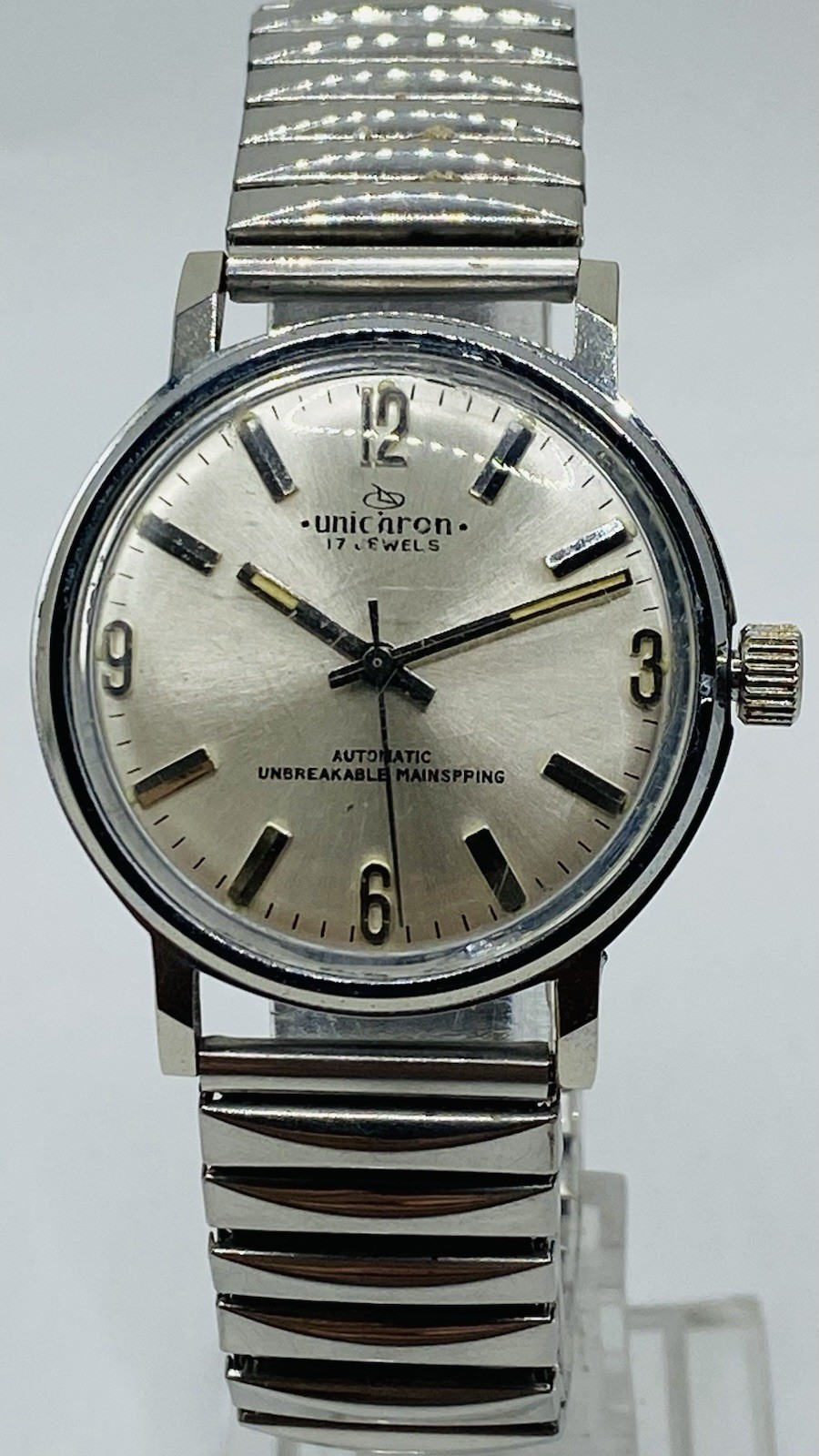 VINTAGE UNICHRON AUTOMATIC MEN'S WRIST WATCH 17 JEWEL CAL. 33UT RARE RUNS VINTAGE UNICHRON AUTOMATIC MEN'S WRIST WATCH 17 JEWEL CAL. 33UT RARE RUNS