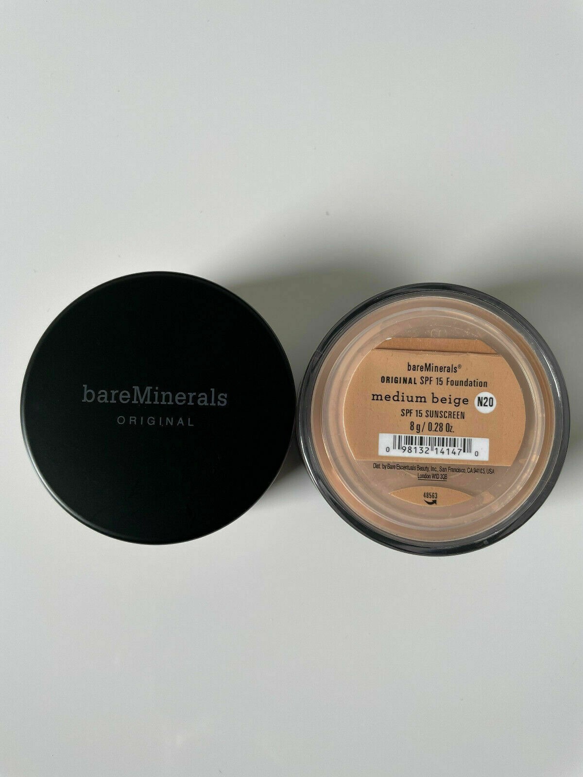 bareMinerals Original Medium Beige SPF 15 Loose Powder Foundation 8g/0.28 Oz. bareMinerals Original Medium Beige SPF 15 Loose Powder Foundation 8g/0.28 Oz.