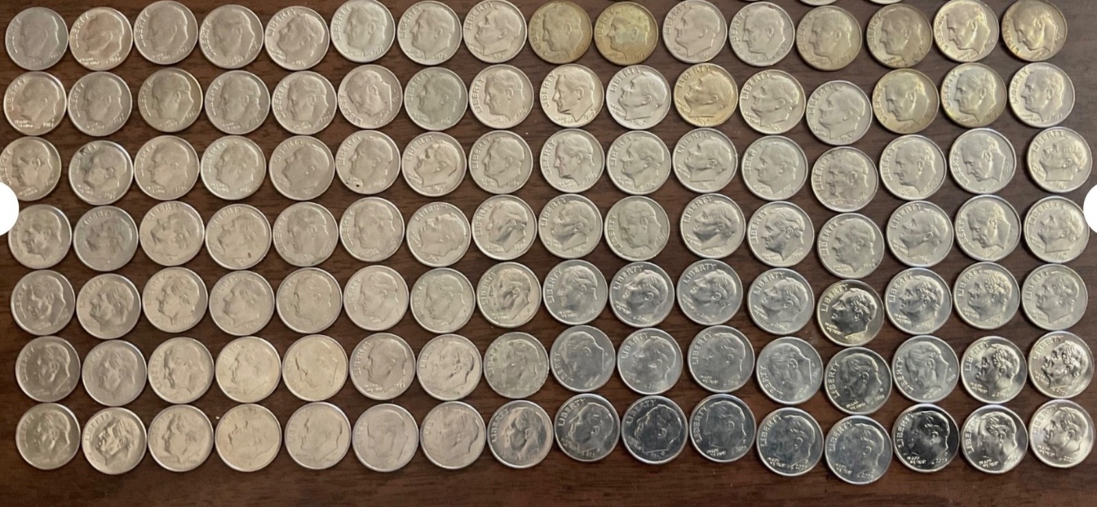 COMPLETE  Set  Roosevelt Dimes 1965 - 2026  in Tubes,  COMPLETE P&D SET