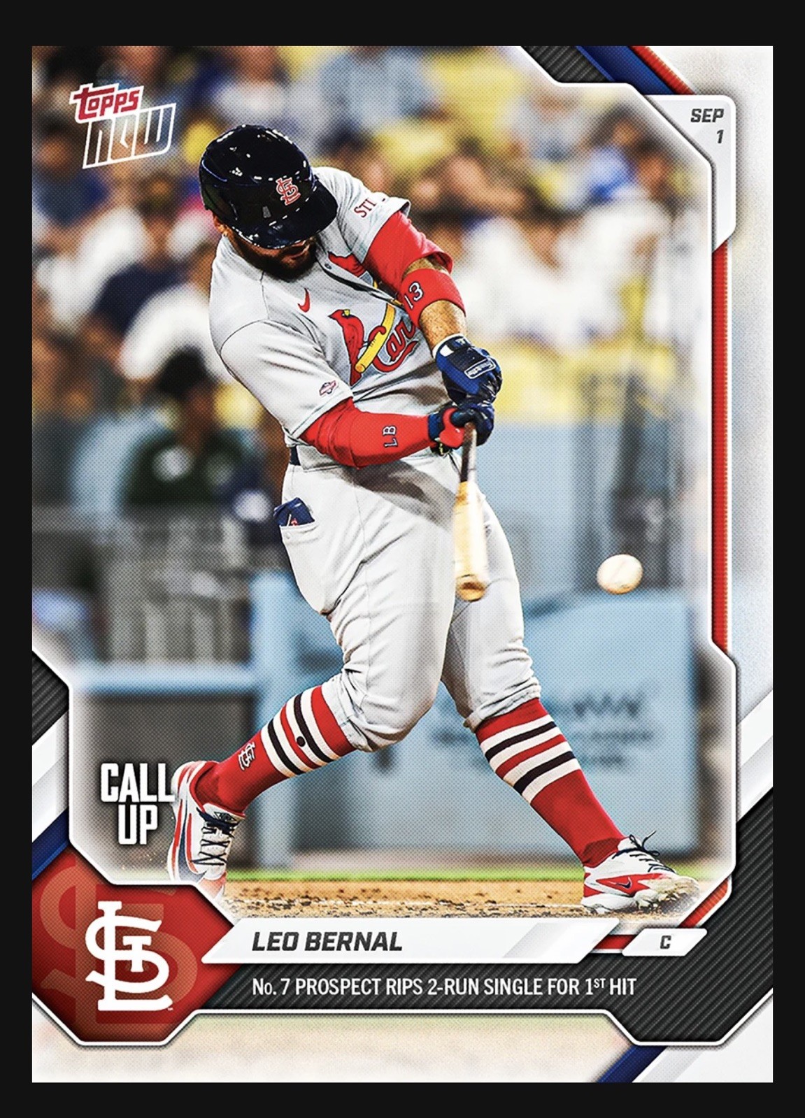 2026 TOPPS NOW 626 LEO BERNAL CARDINALS 1st MLB HIT PRESALE 2026 TOPPS NOW 626 LEO BERNAL CARDINALS 1st MLB HIT PRESALE
