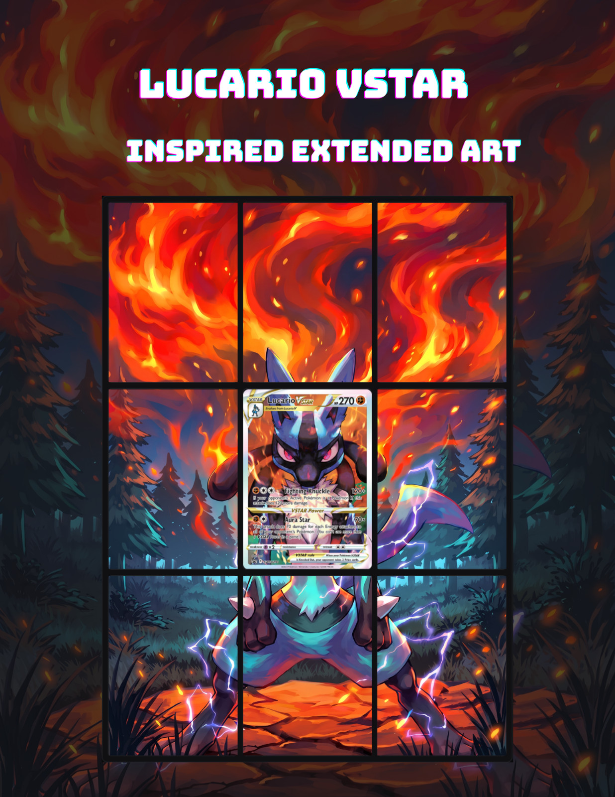 Lucario (Pokemon Extended Art Pages)