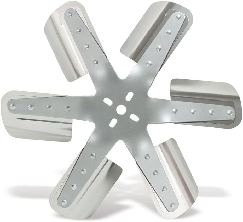 Flex-A-Lite 2016 16 Inch 6 Blade Belt Driven Flex Fan Silver 101254
